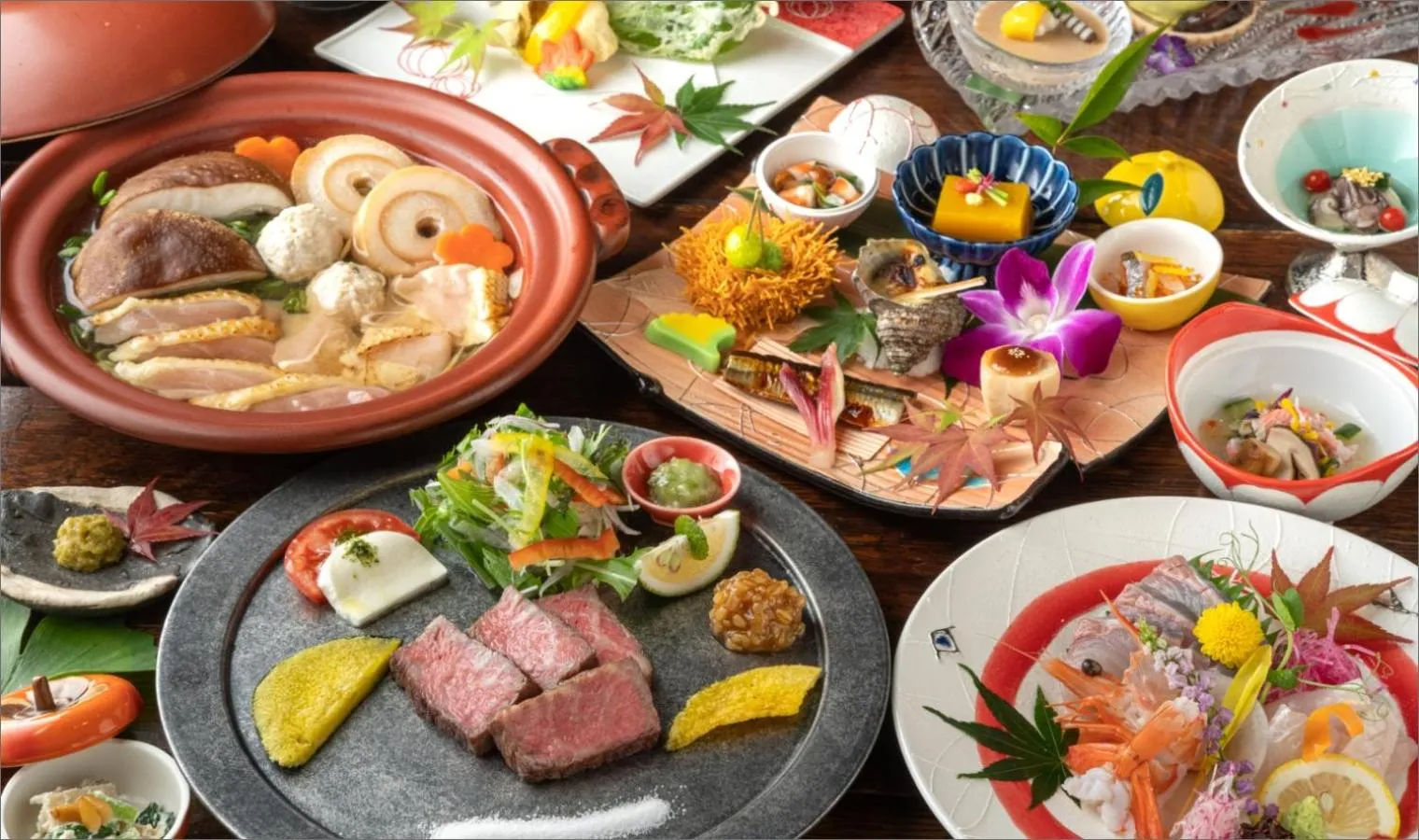 Dinner in Nihon-no-Ashitaba