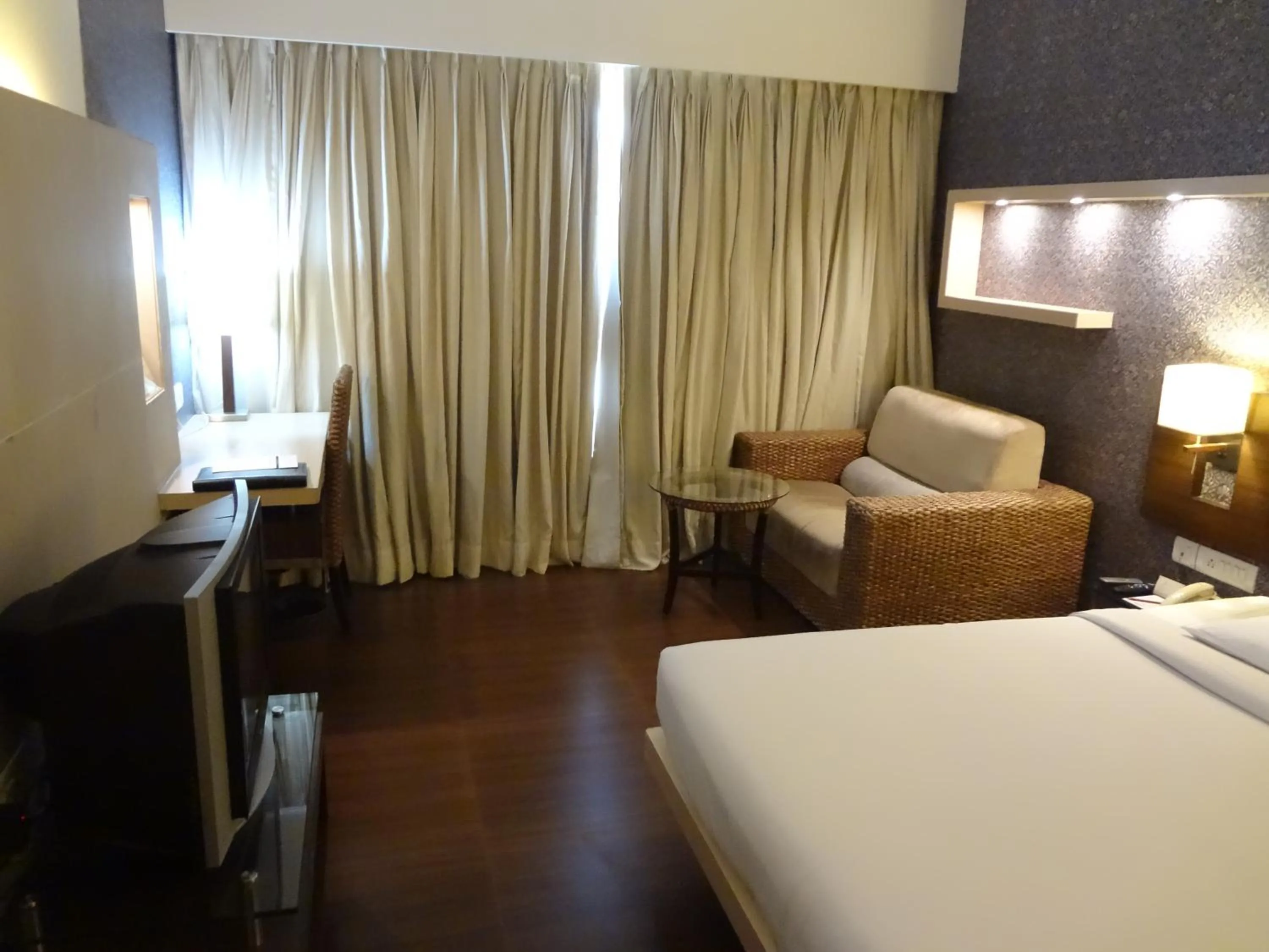 Seating area in Hotel Satkar Residency