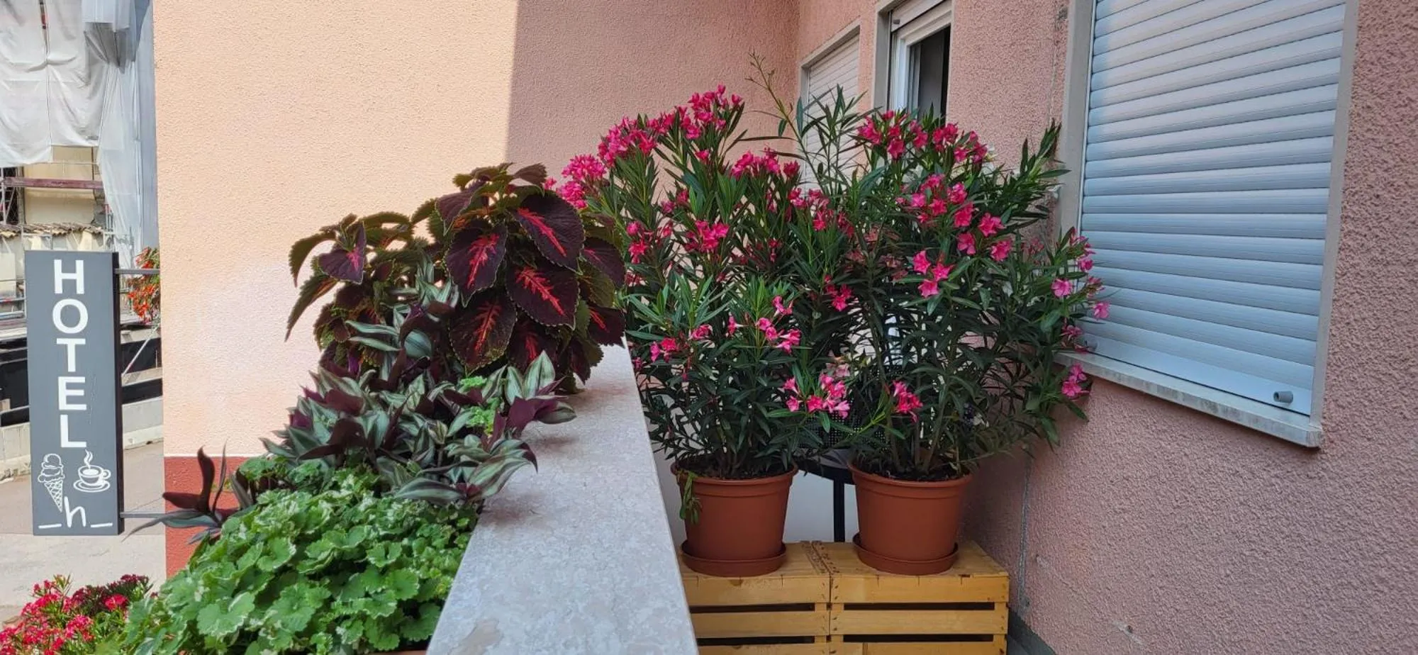 Balcony/Terrace in Gasthof Salurn