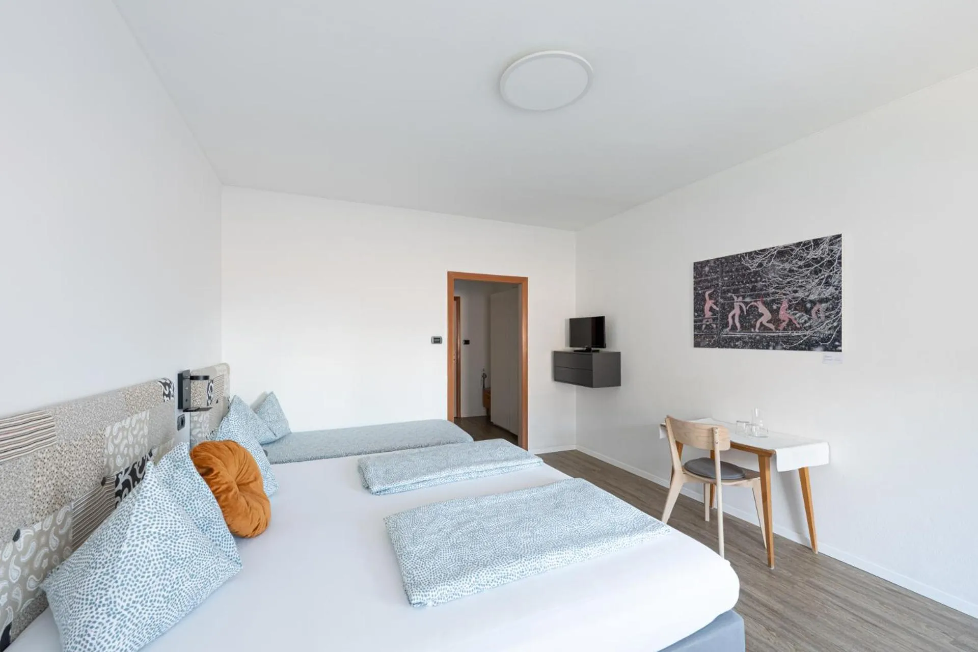 Bedroom, Bed in Gasthof Salurn