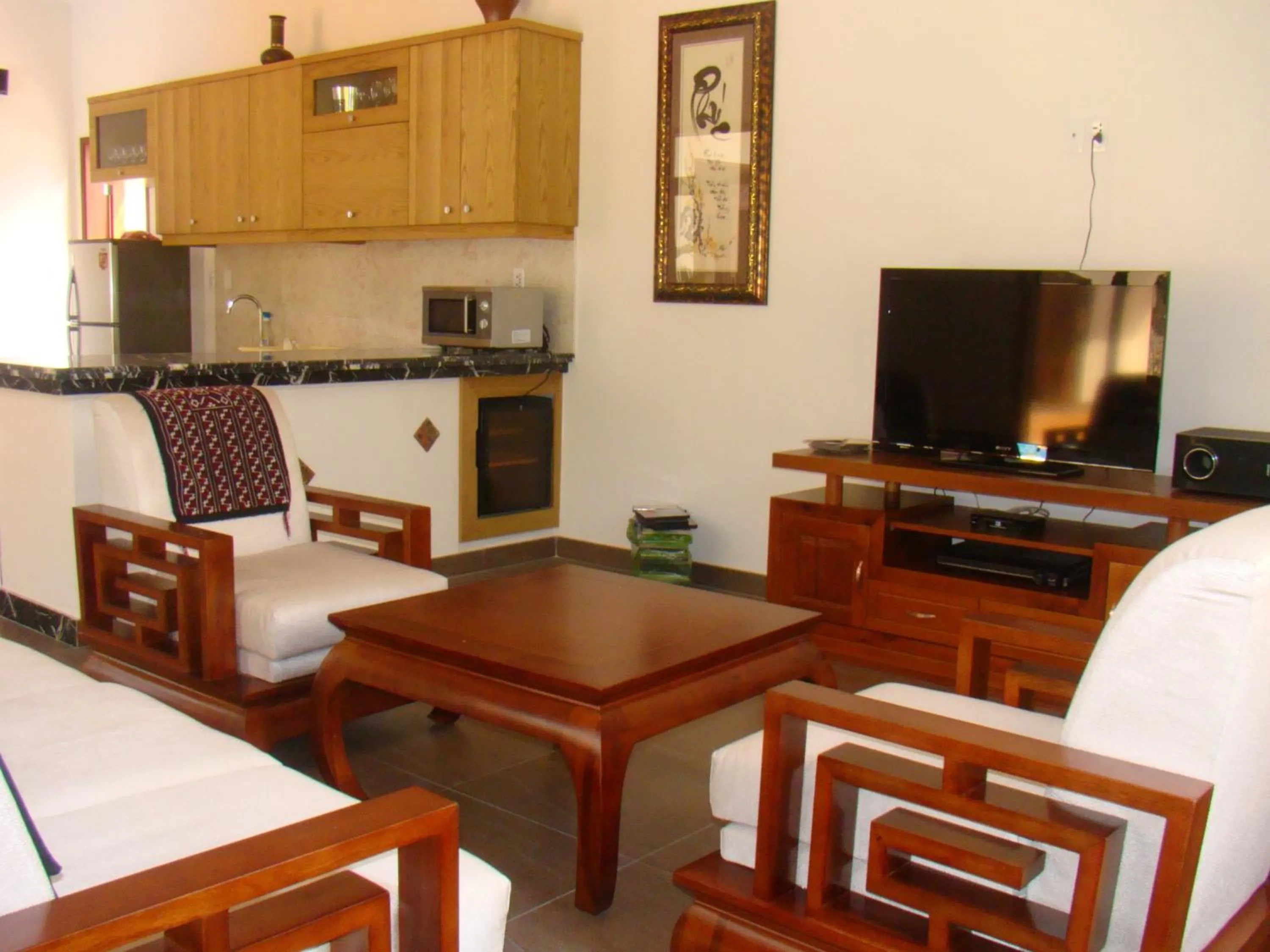 Living room in Phu Quoc Private Villa