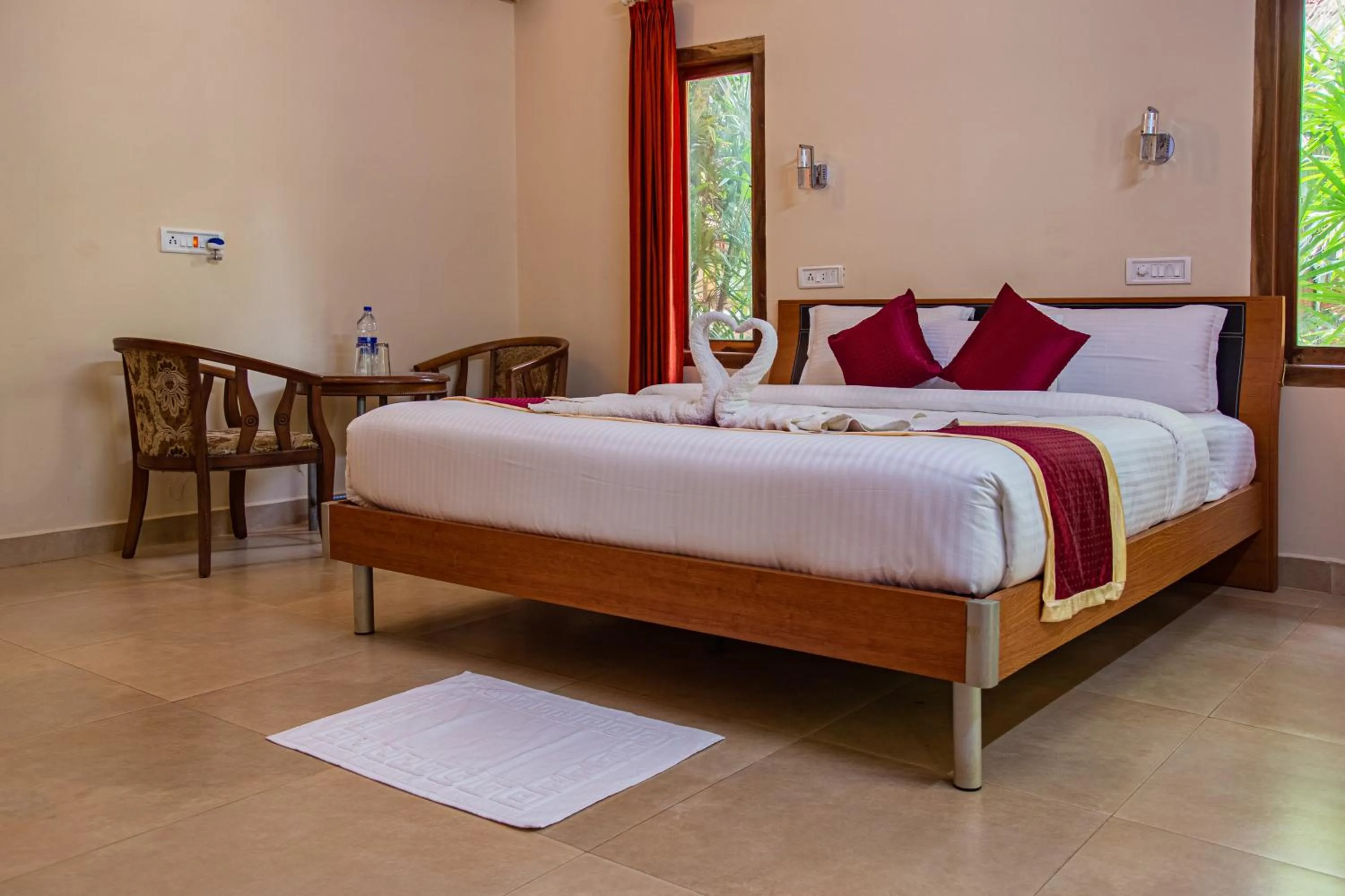 Bed in Orchid Trails Resort