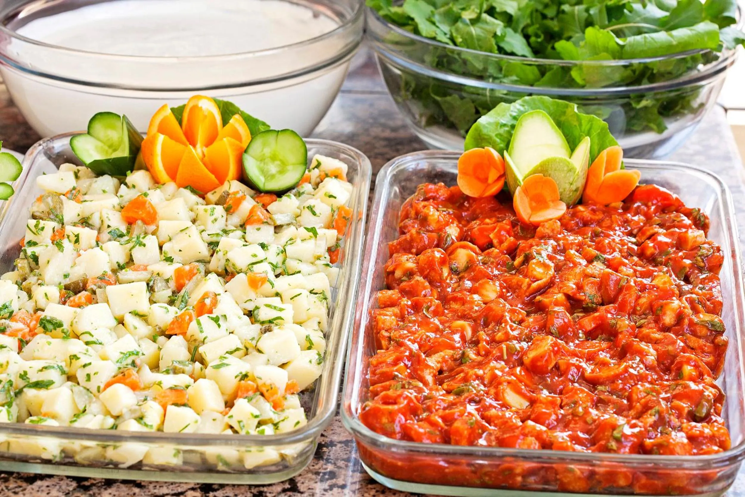 Food close-up in Selen Hotel