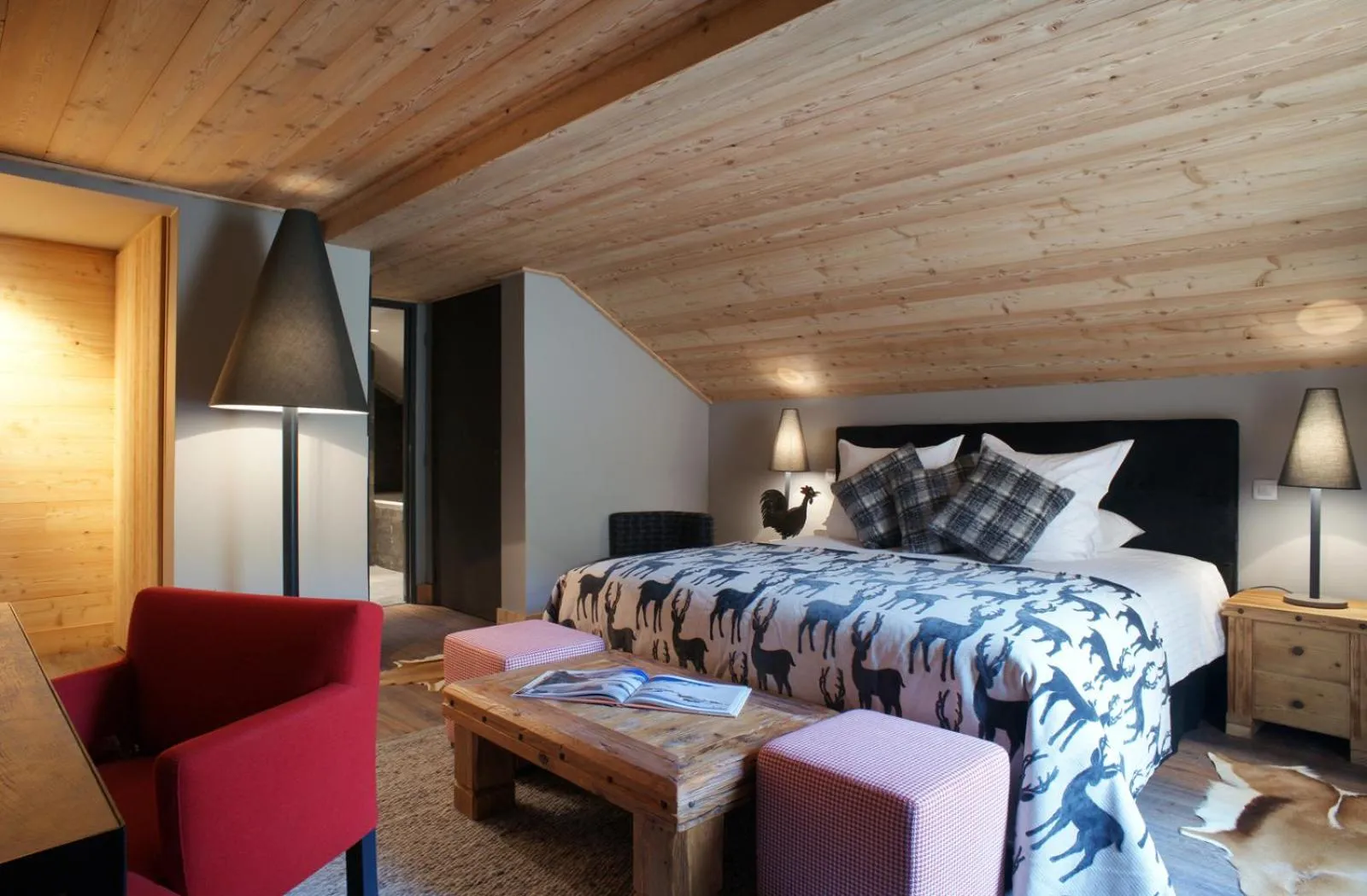 Bedroom in Hôtel & Spa L'Alta Peyra