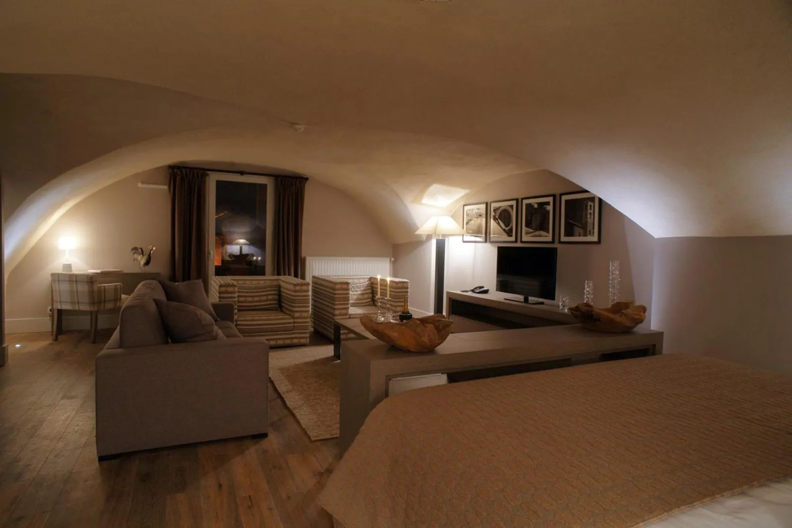 Seating area in Hôtel & Spa L'Alta Peyra