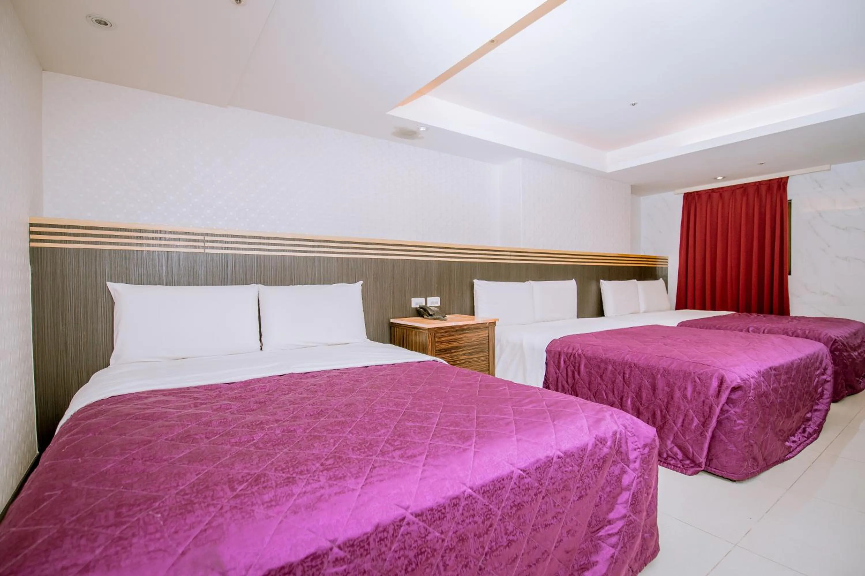 Bed in Guide Hotel Taoyuan Fuxing