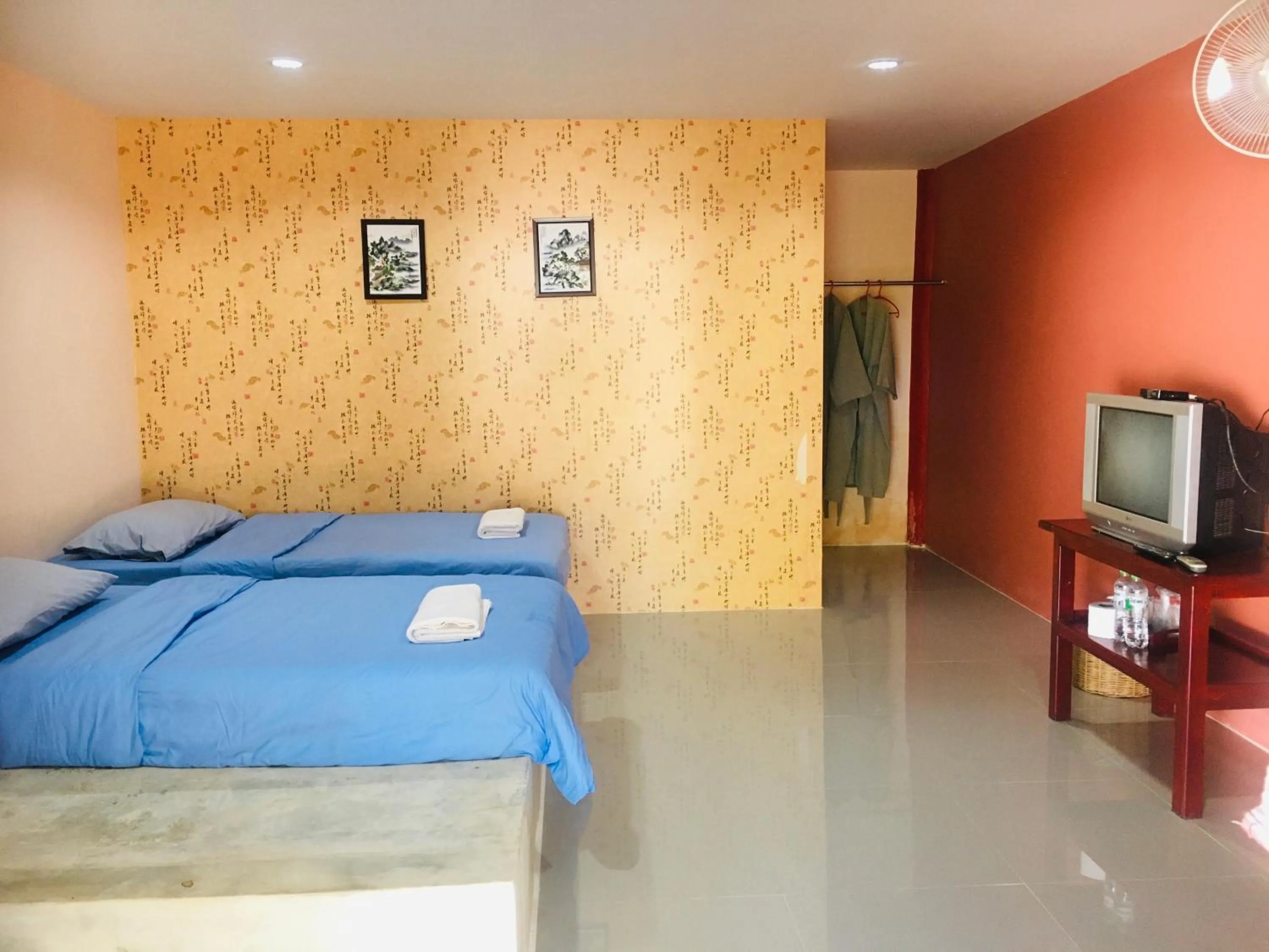 Bed in The Natural Yurt Resort @ Khao Kho