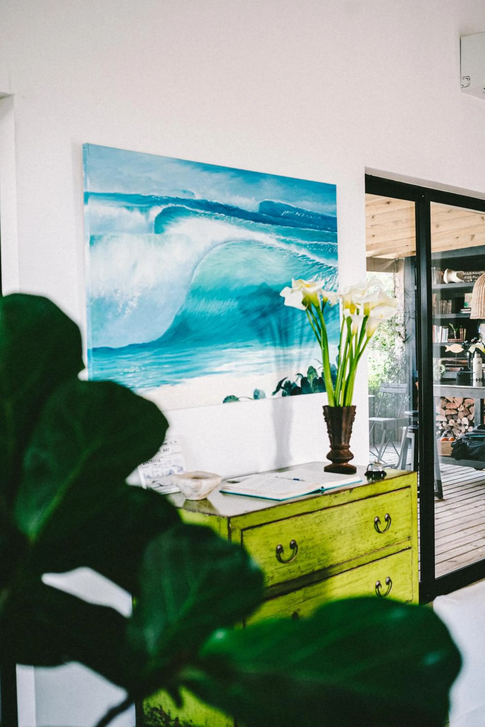 Decorative detail in Casa Flor