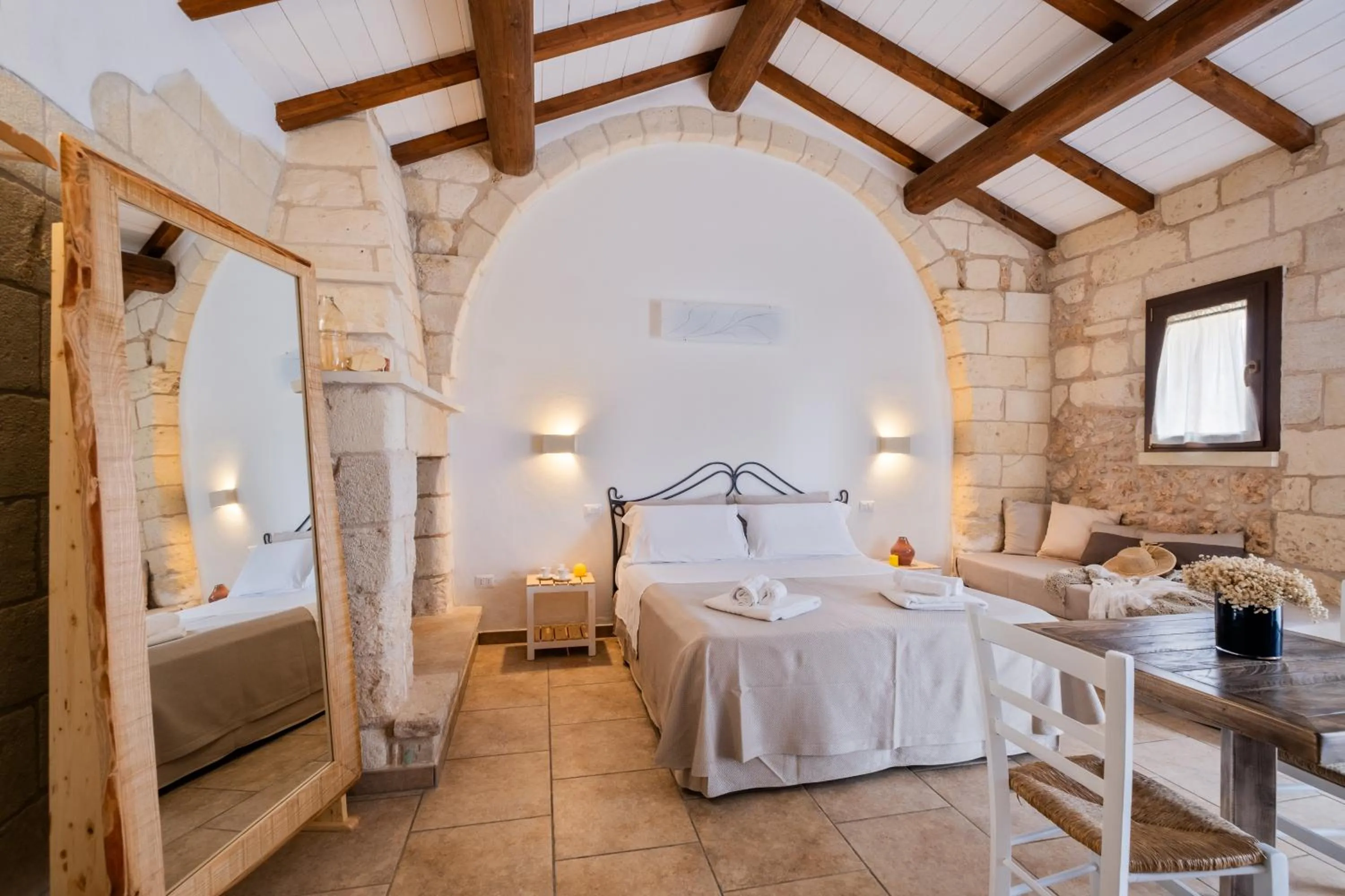 Bed in Agriturismo Alonì Costarella Masseria