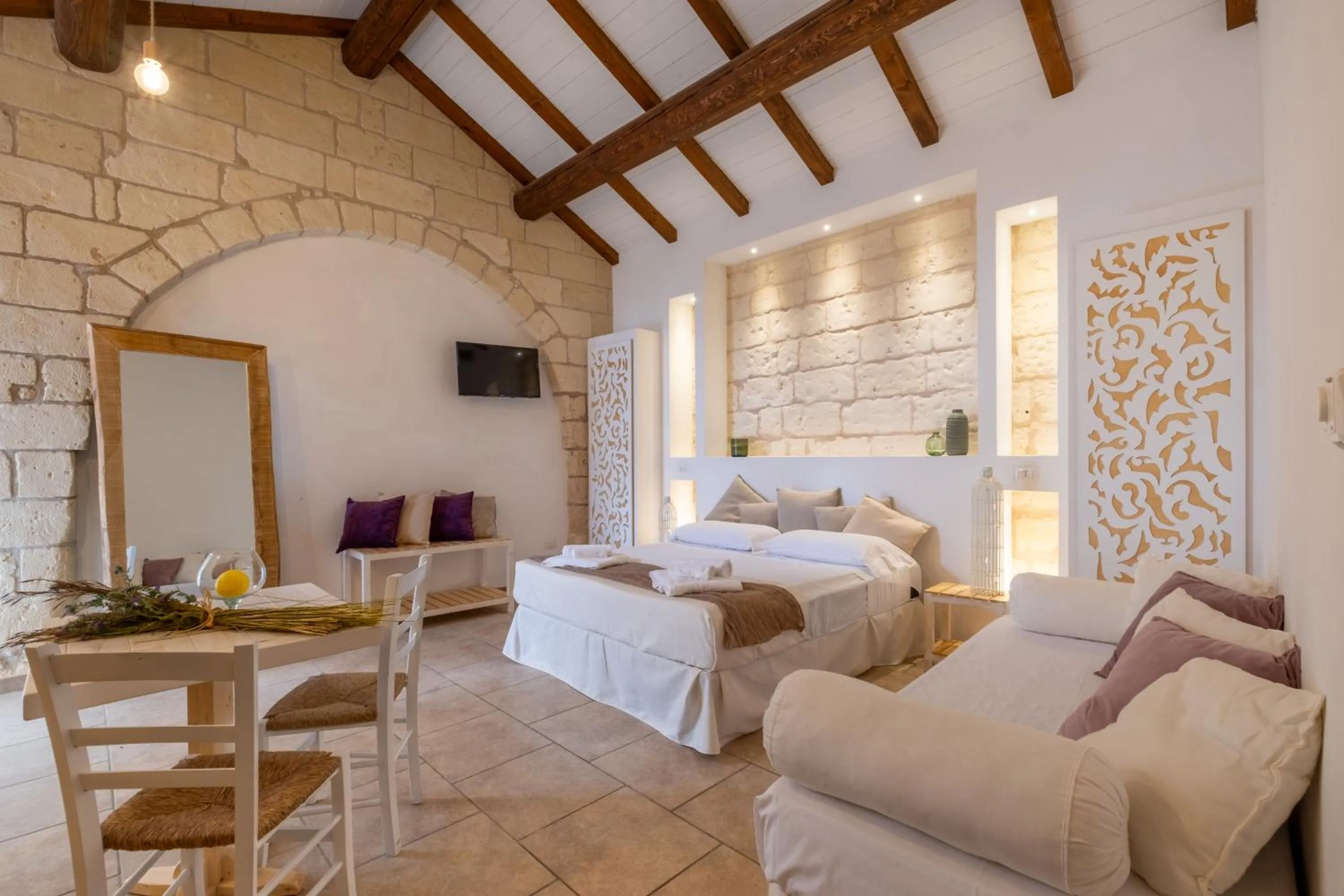 Bed in Agriturismo Alonì Costarella Masseria