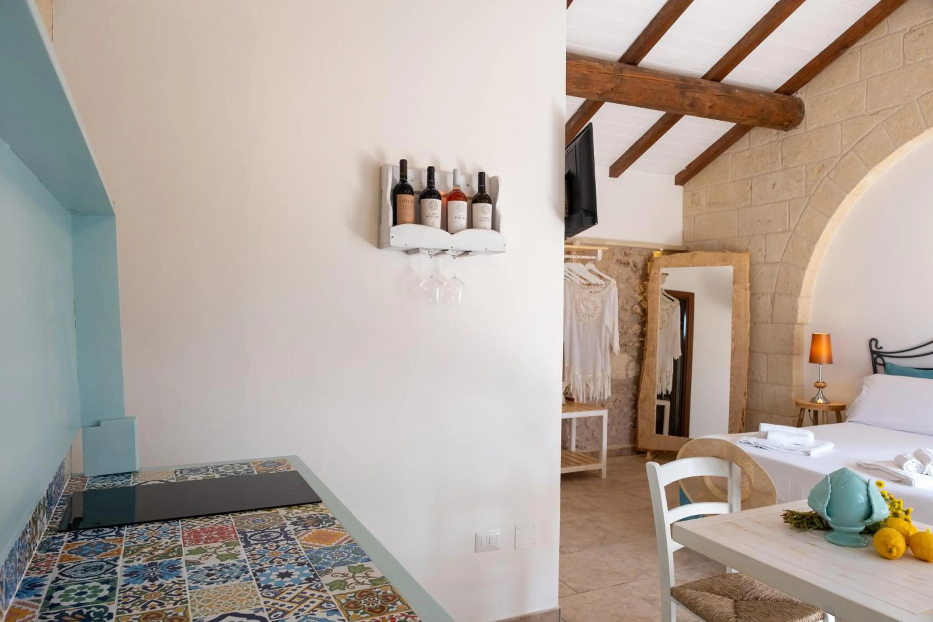 Bed in Agriturismo Alonì Costarella Masseria