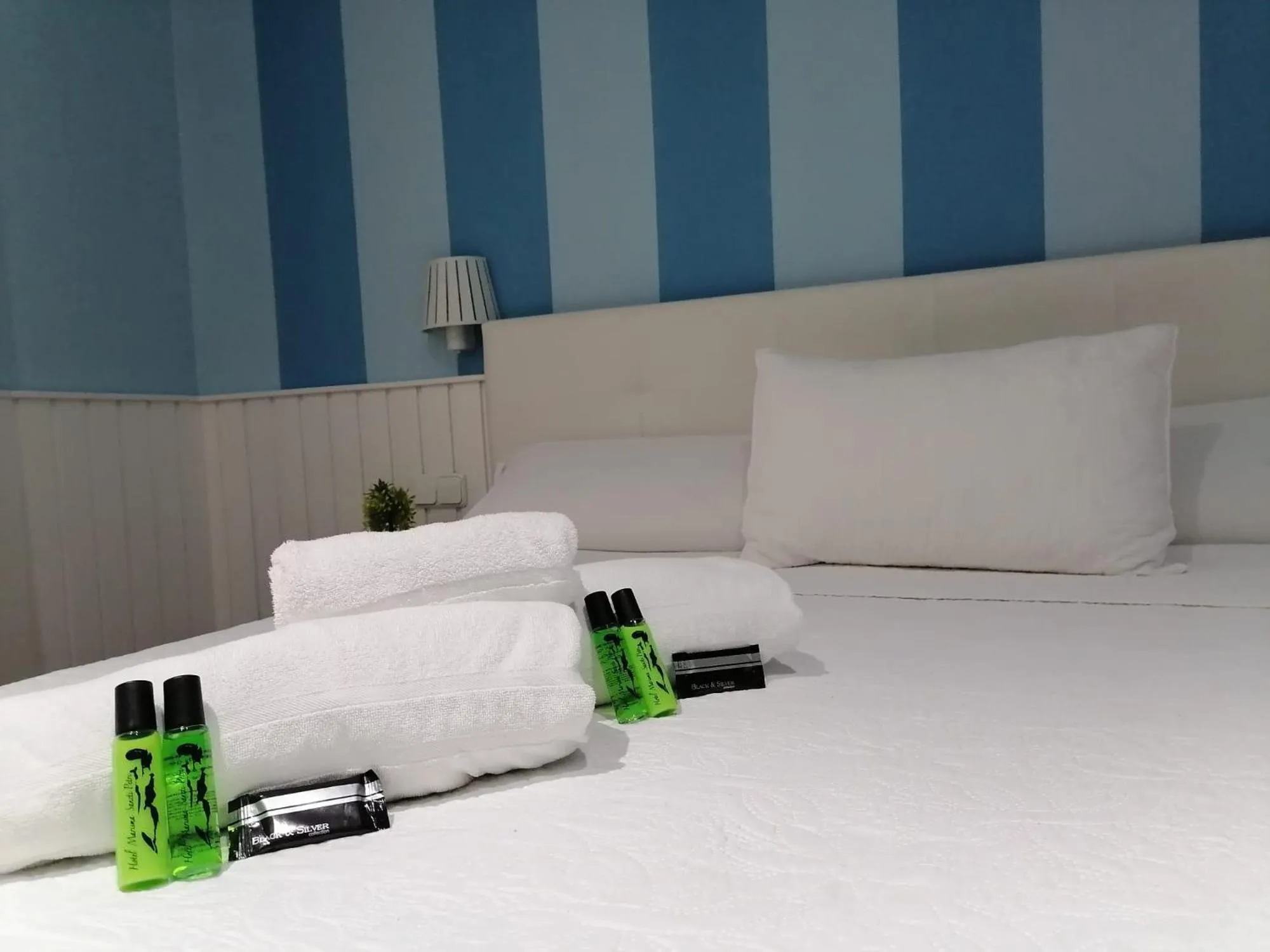 Bed in Hotel Marisma Sancti Petri