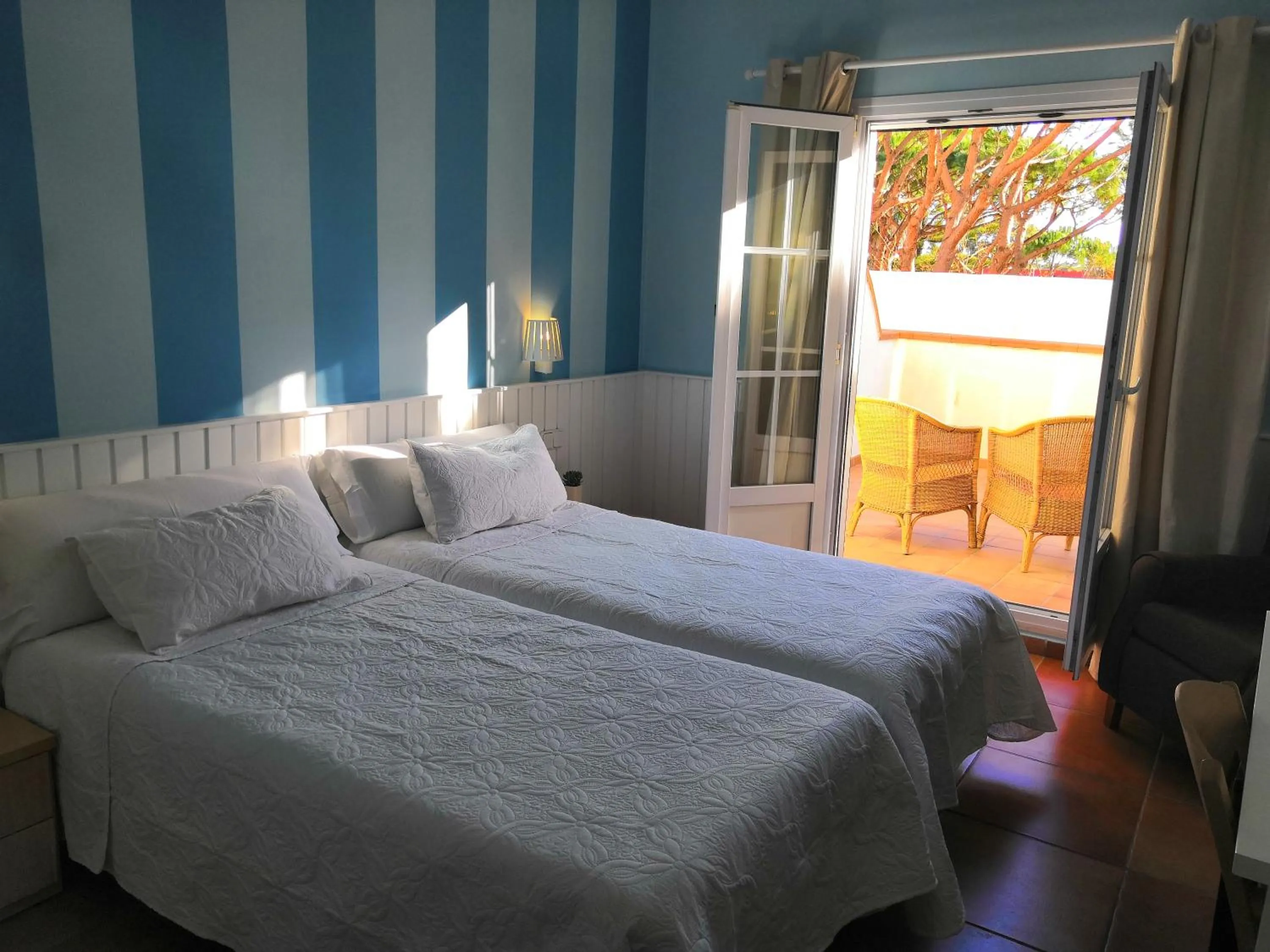 Bed in Hotel Marisma Sancti Petri