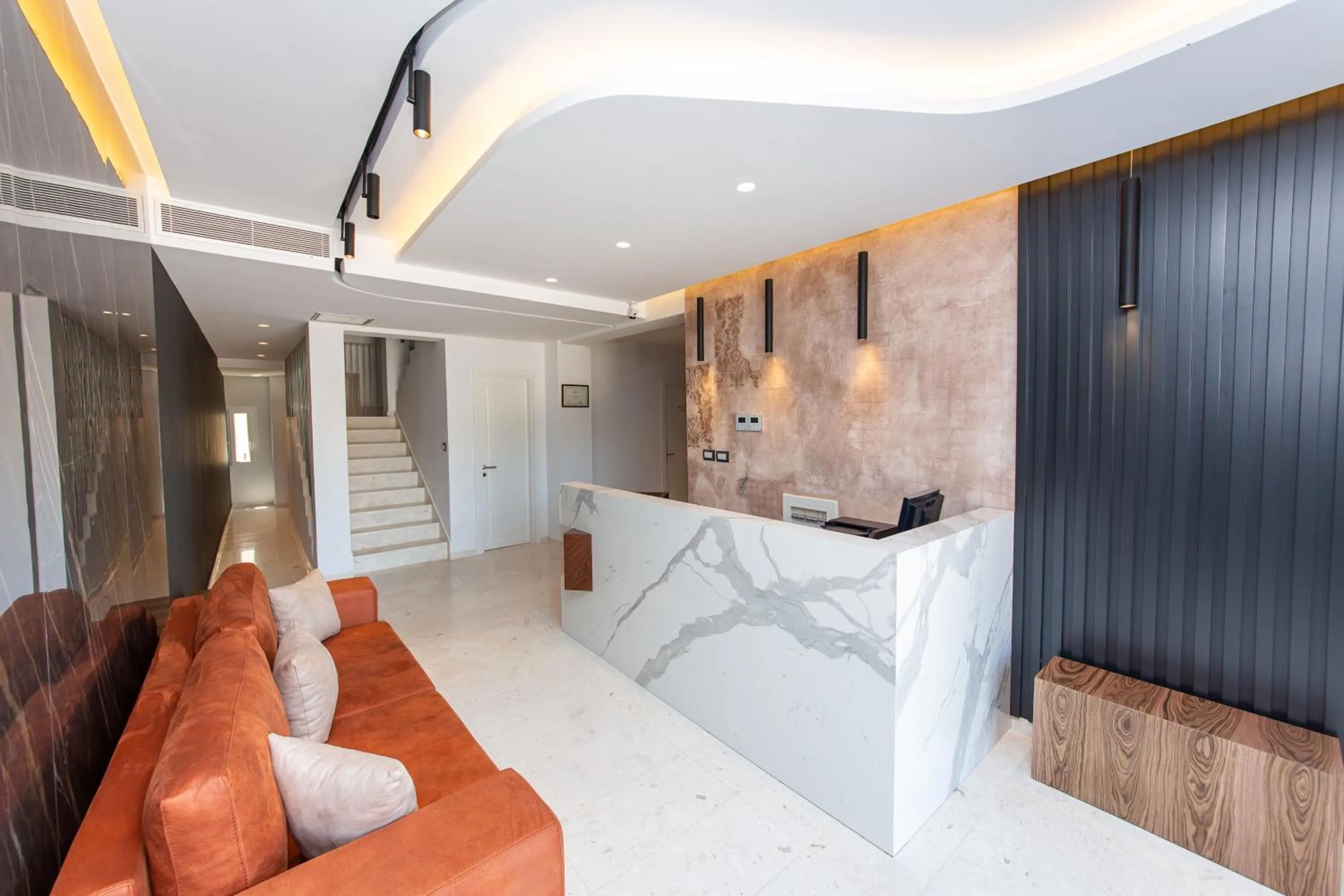 Lobby or reception in Inada Hotel Ksamil