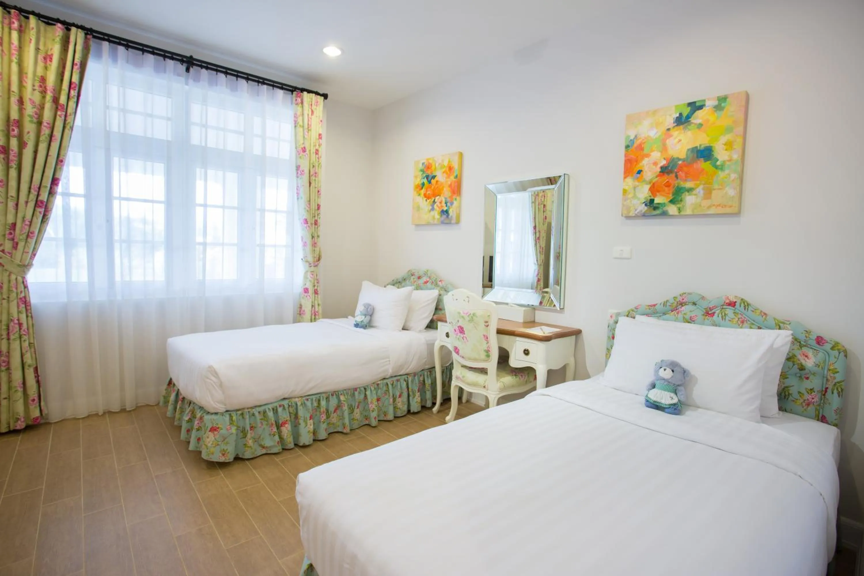 Bed in Kensington English Garden Resort Khaoyai