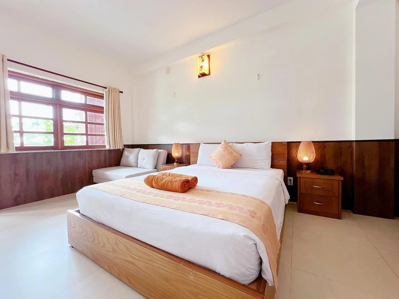 Bed in Little Muine Cottages Resort