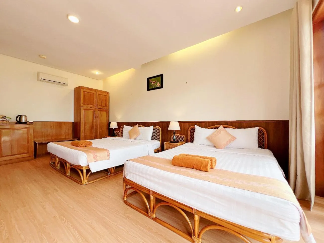 Bed in Little Muine Cottages Resort