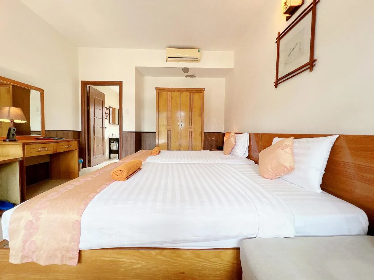 Bed in Little Muine Cottages Resort