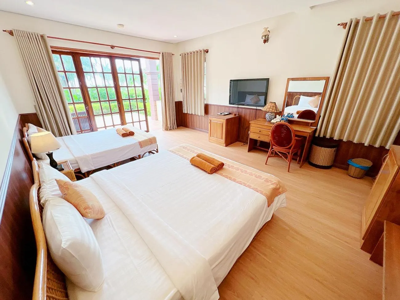 Bed in Little Muine Cottages Resort