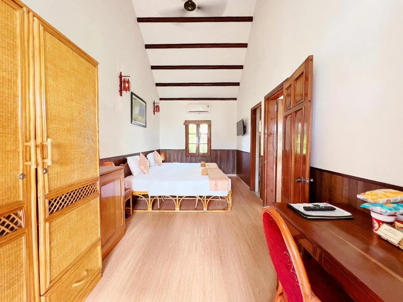 Bed in Little Muine Cottages Resort