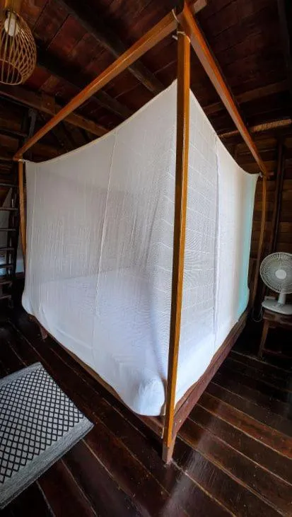 Bed in Forra Pattaya Sea View Bungalow