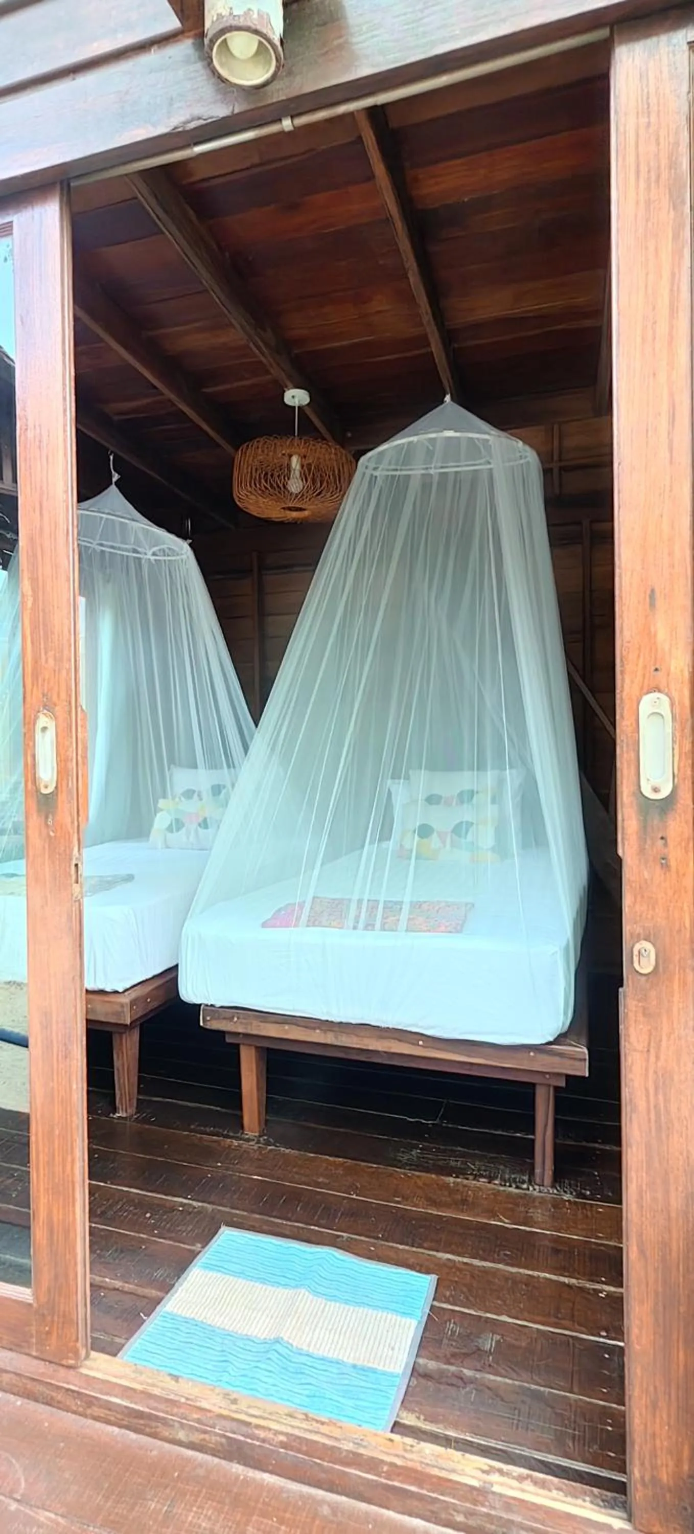 Bed in Forra Pattaya Sea View Bungalow