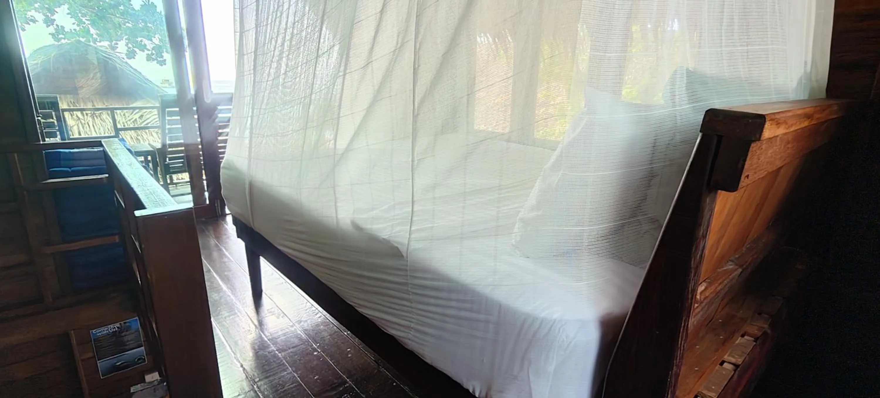 Bed in Forra Pattaya Sea View Bungalow