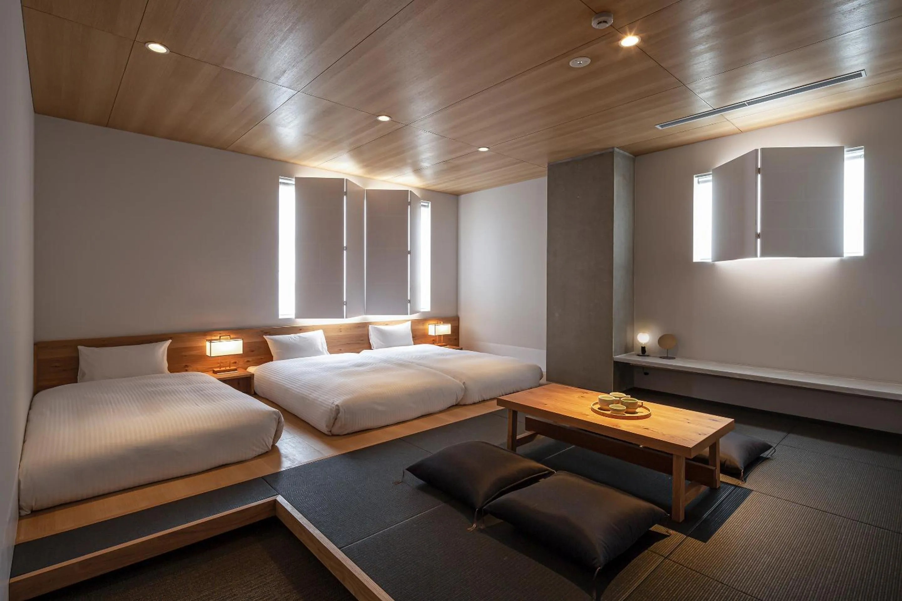 Photo of the whole room, Bed in TSUGU Kyoto Sanjo by THE SHARE HOTELS