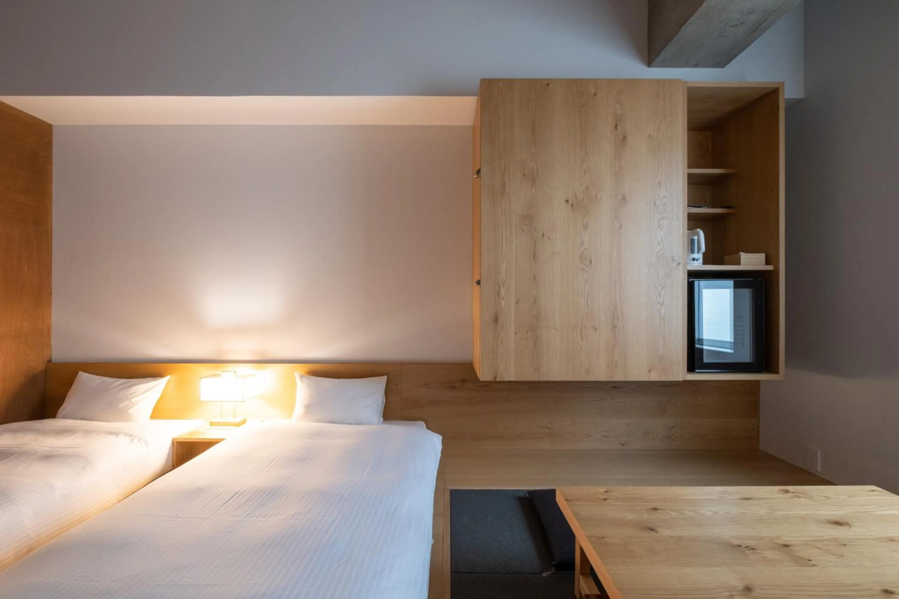 Photo of the whole room, Bed in TSUGU Kyoto Sanjo by THE SHARE HOTELS