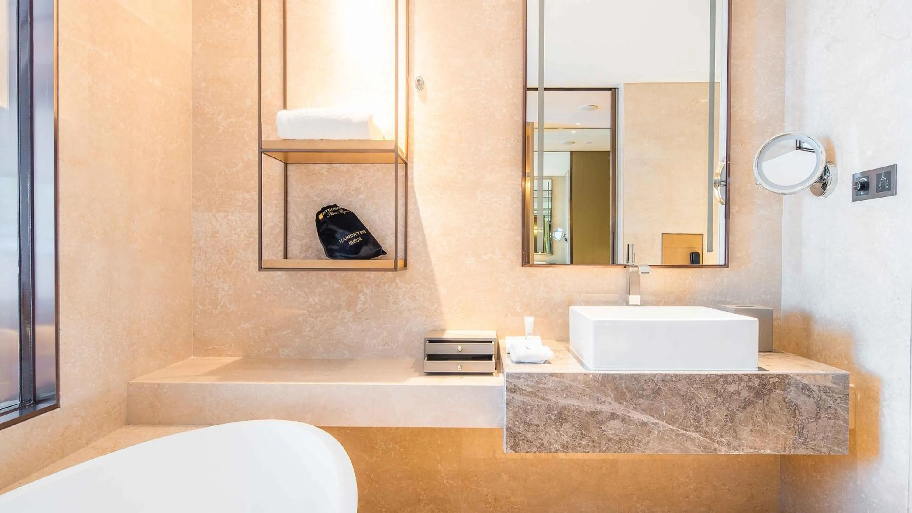 Bathroom in Wyndham Grand Plaza Royale Yuzhou Xiamen Wuyuan Bay