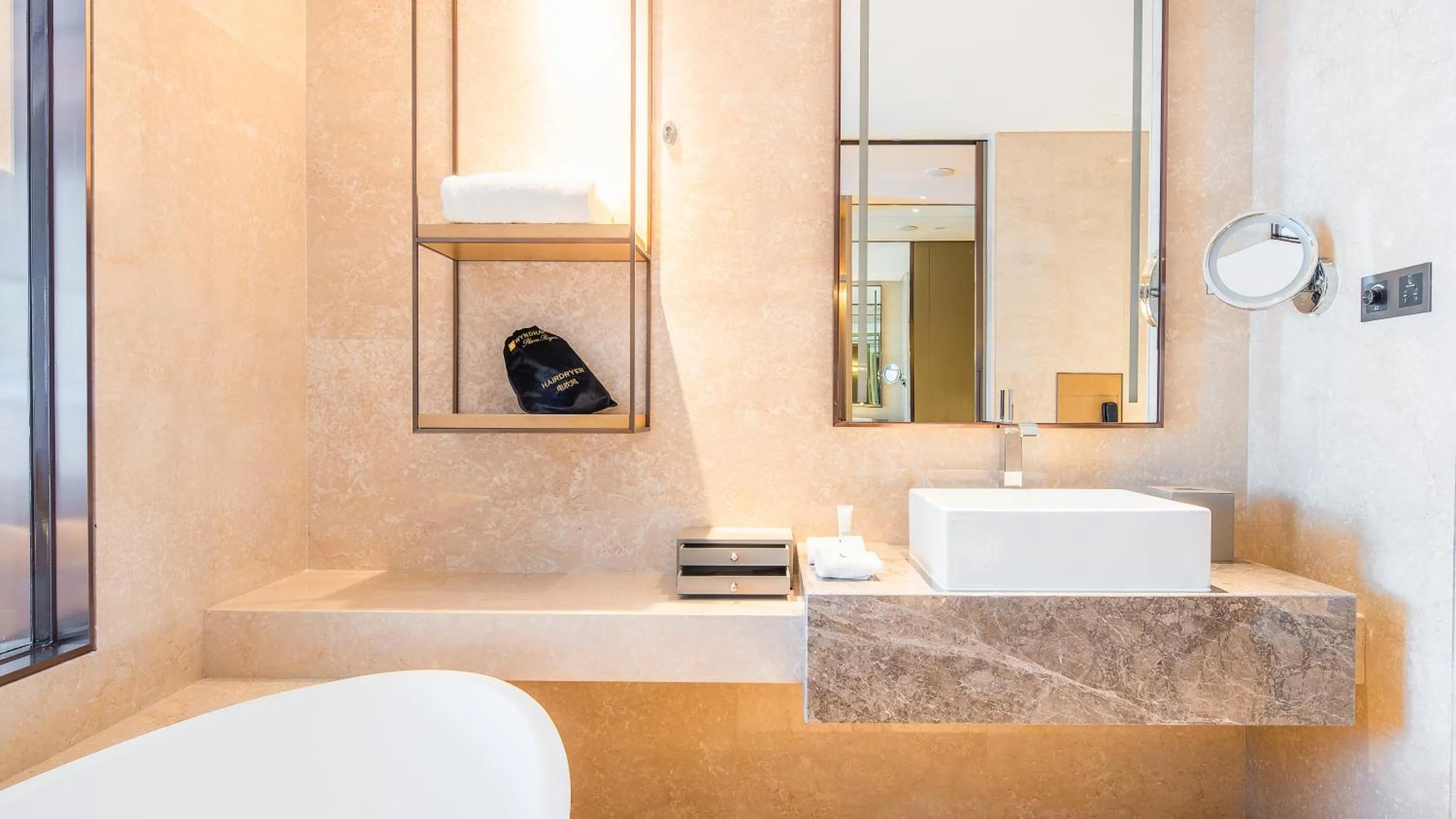 Bathroom in Wyndham Grand Plaza Royale Yuzhou Xiamen Wuyuan Bay