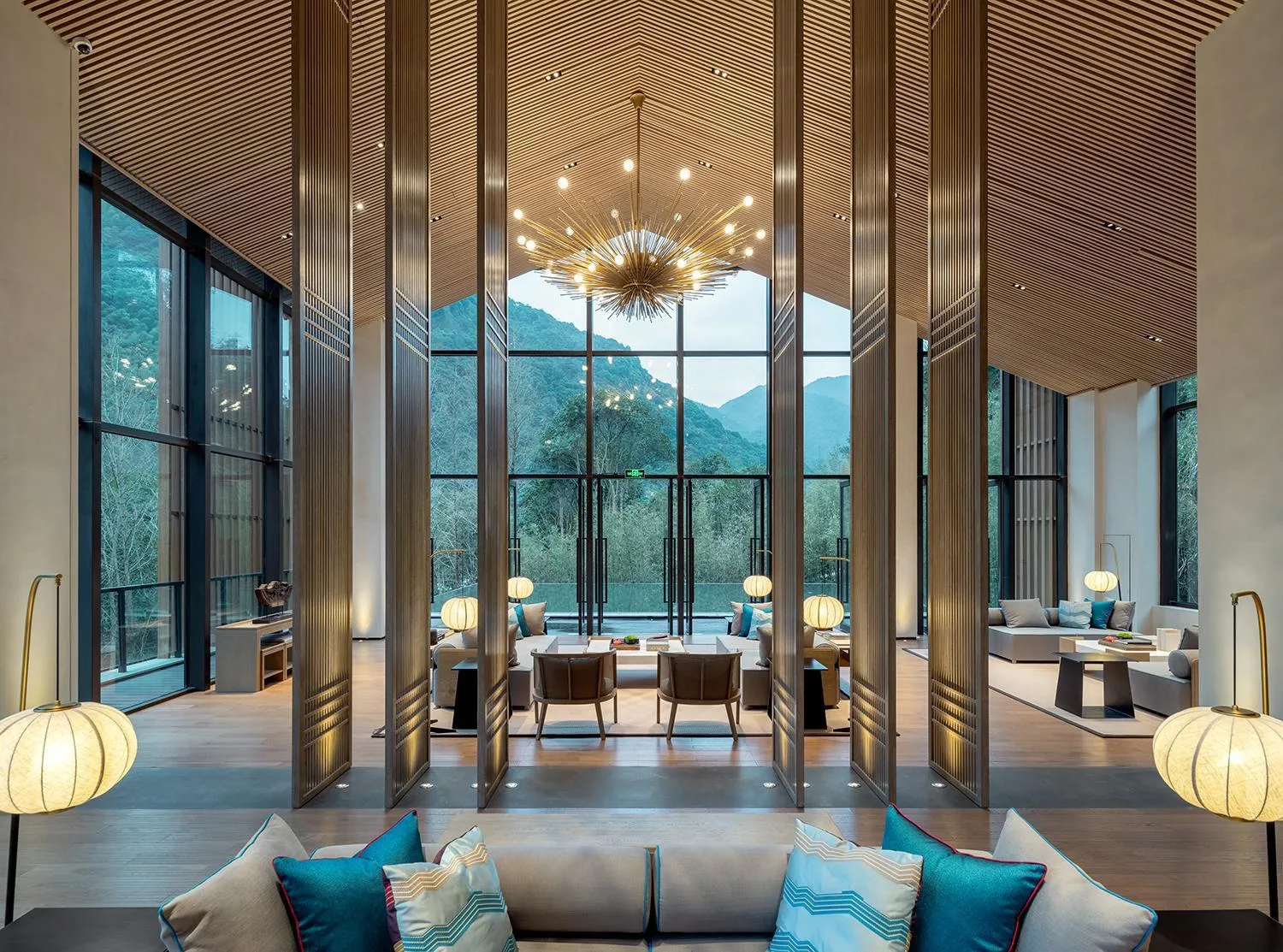 Lobby or reception in AHN LAN Ninghai