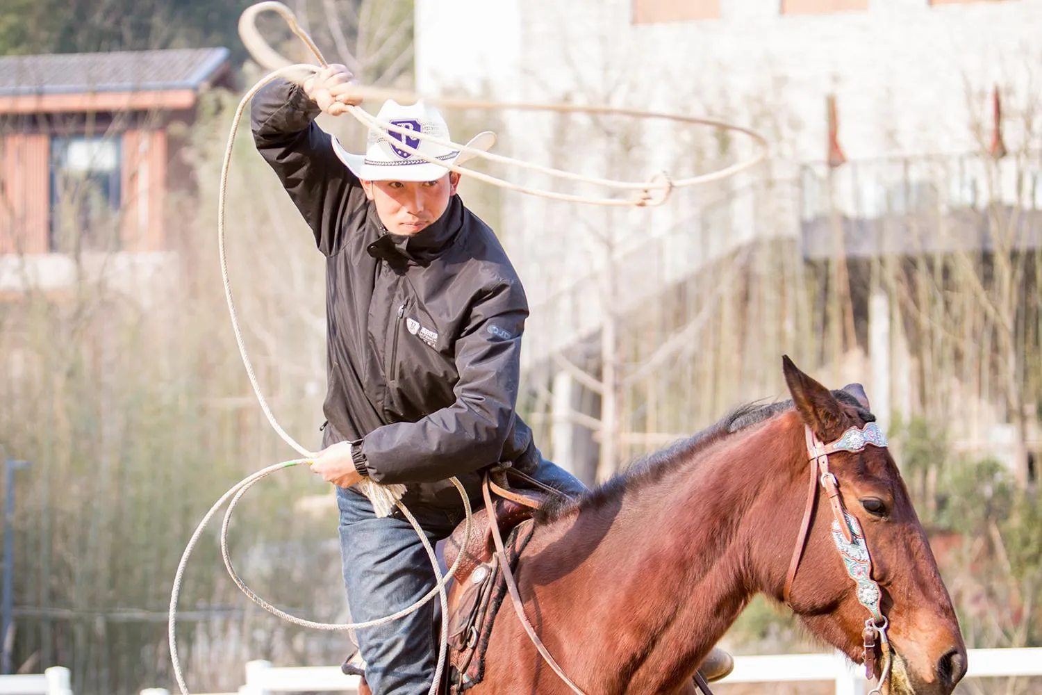 Horse-riding in AHN LAN Ninghai