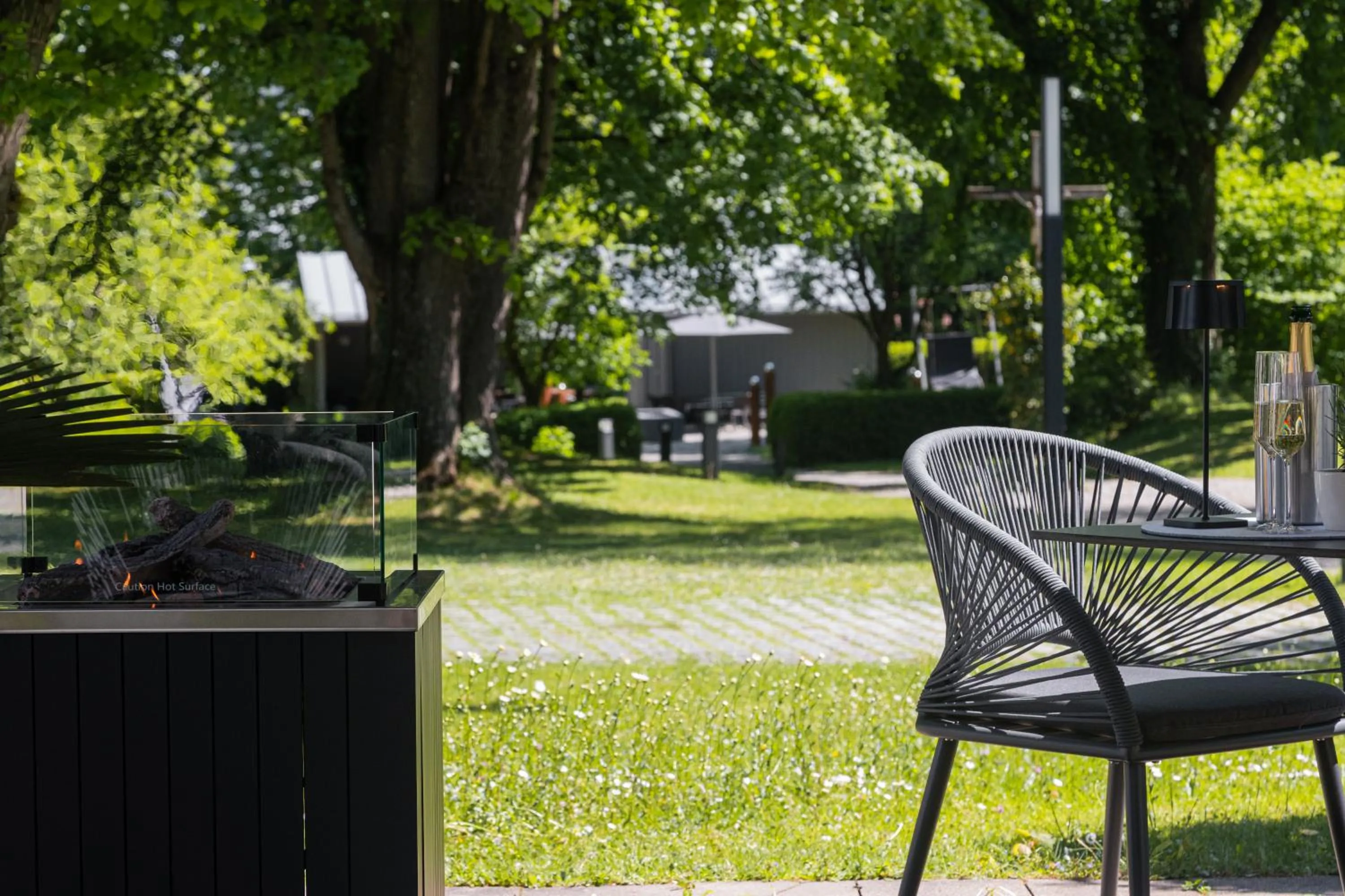 Garden in Hotel Raphael im Allgäu