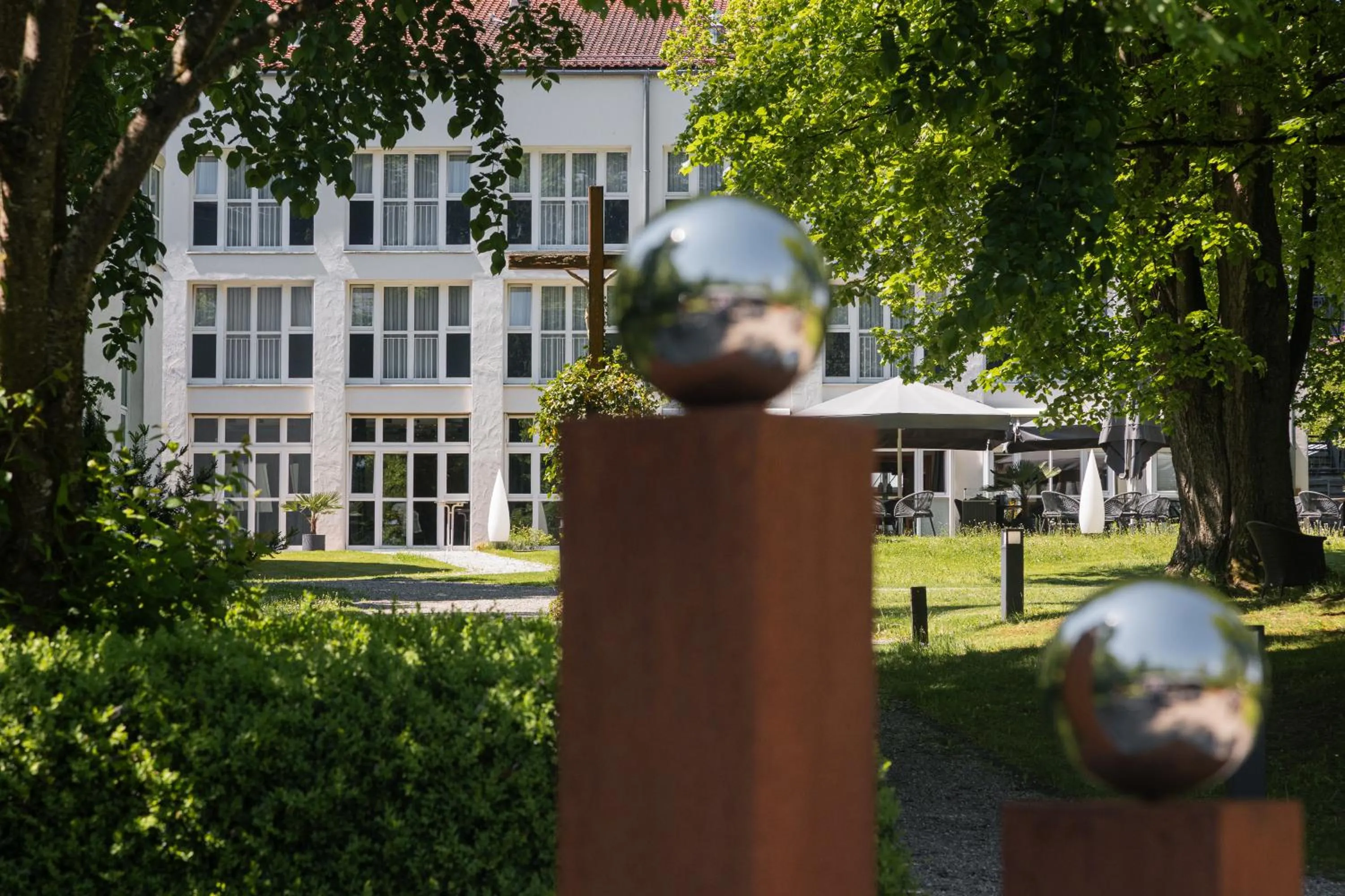 Garden in Hotel Raphael im Allgäu