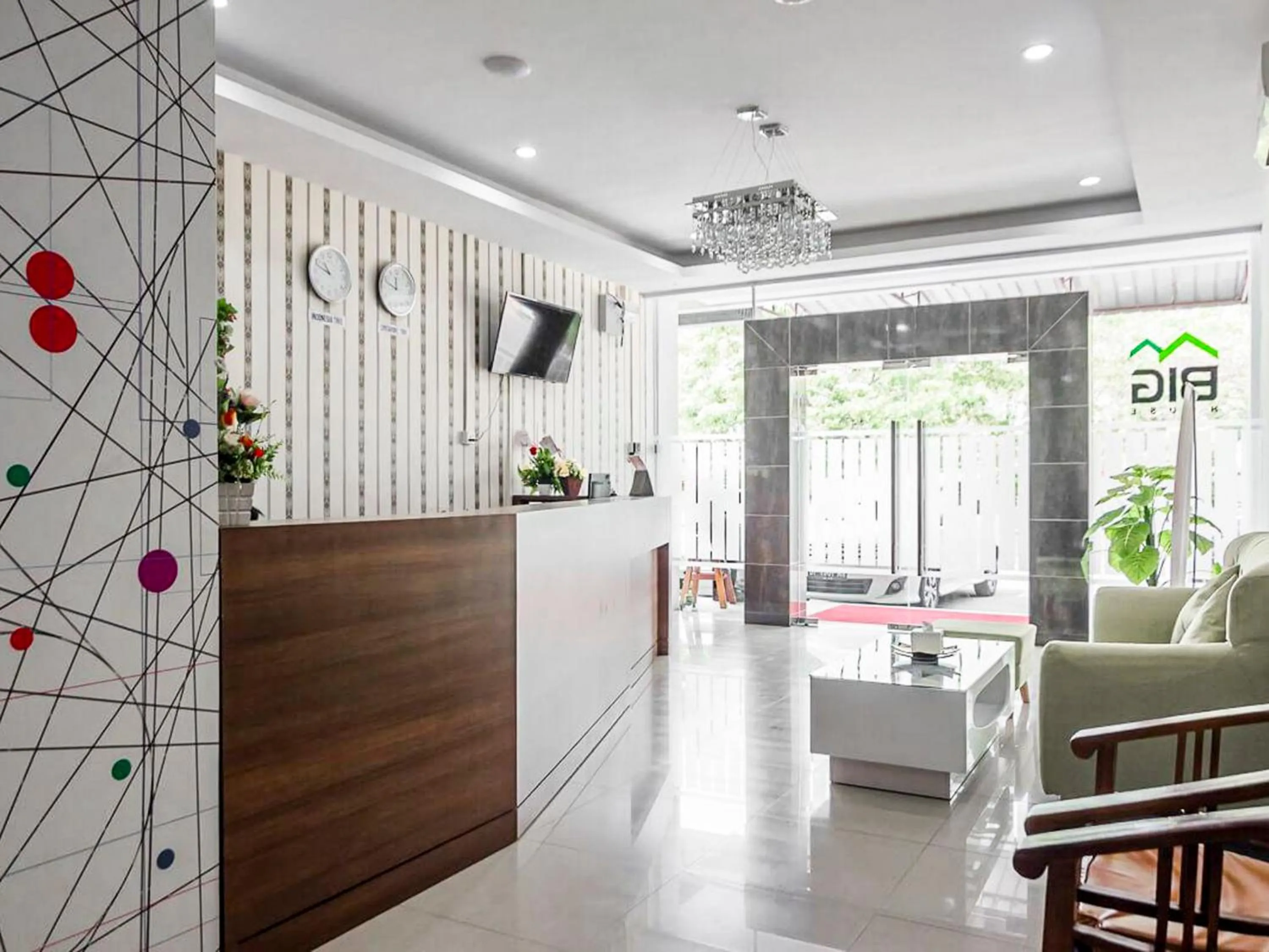 Lobby or reception in RedDoorz @ Baloi Batam