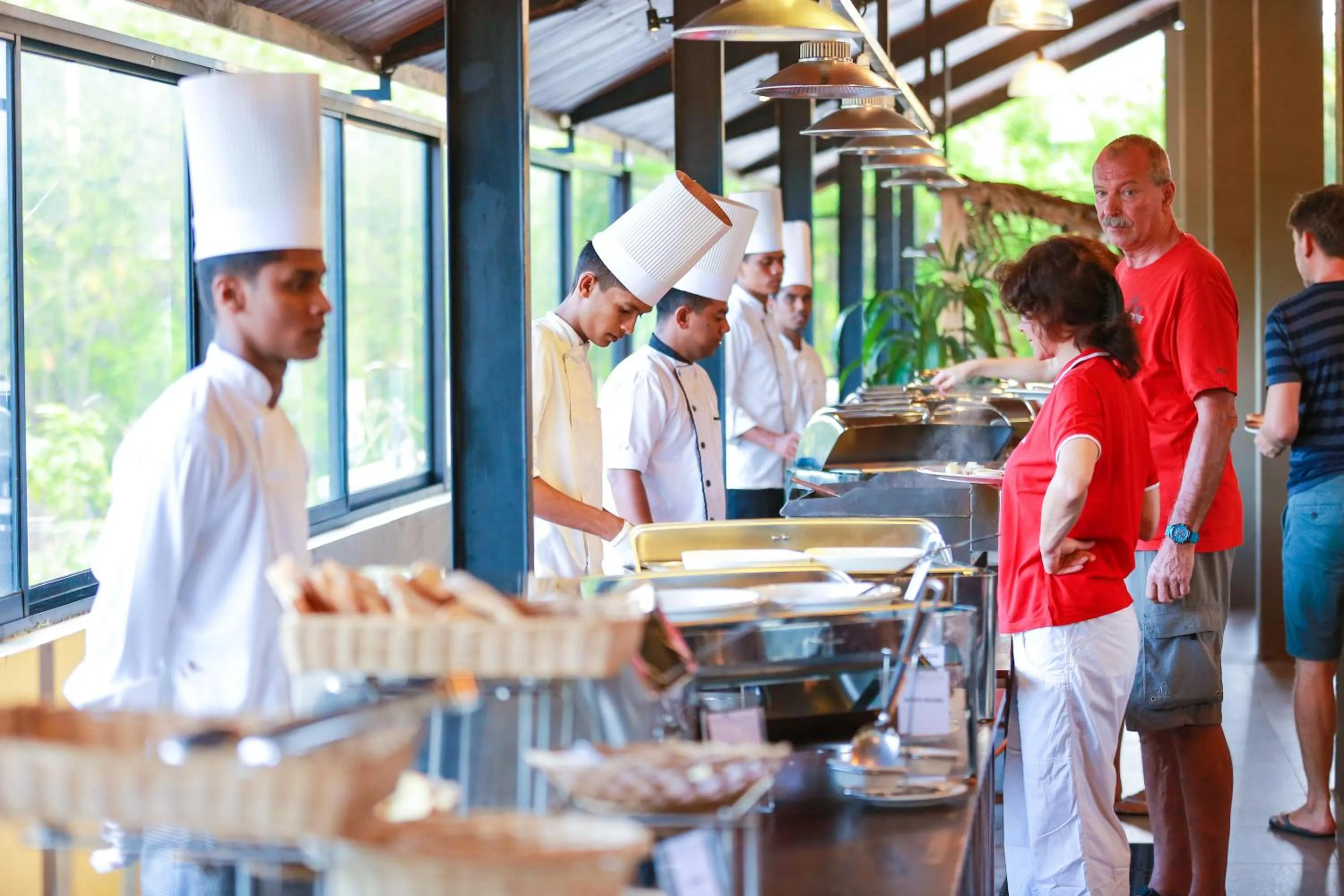 Breakfast in Tropical Life Resort and Spa