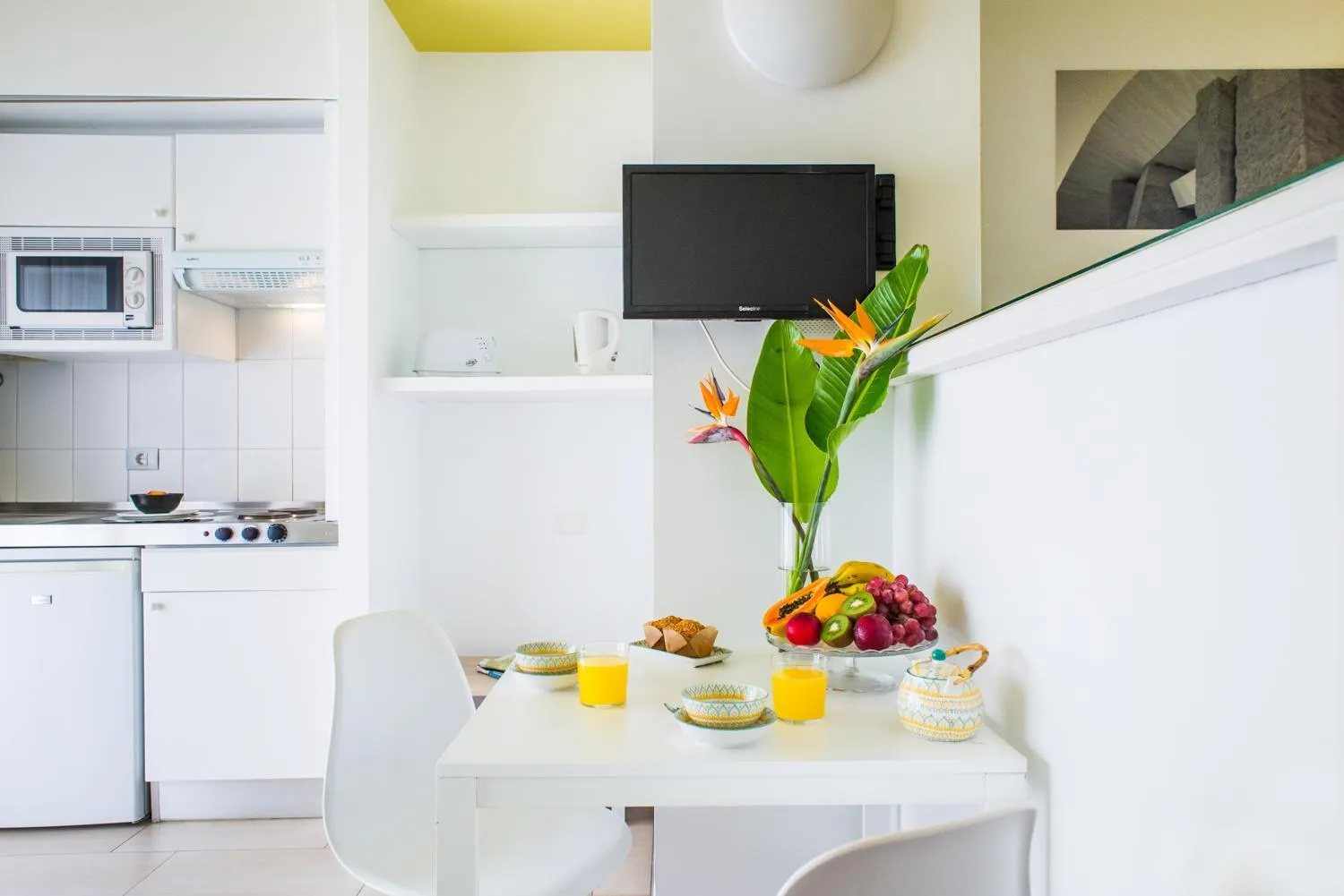 Kitchen or kitchenette in Udalla Park - Hotel & Apartamentos