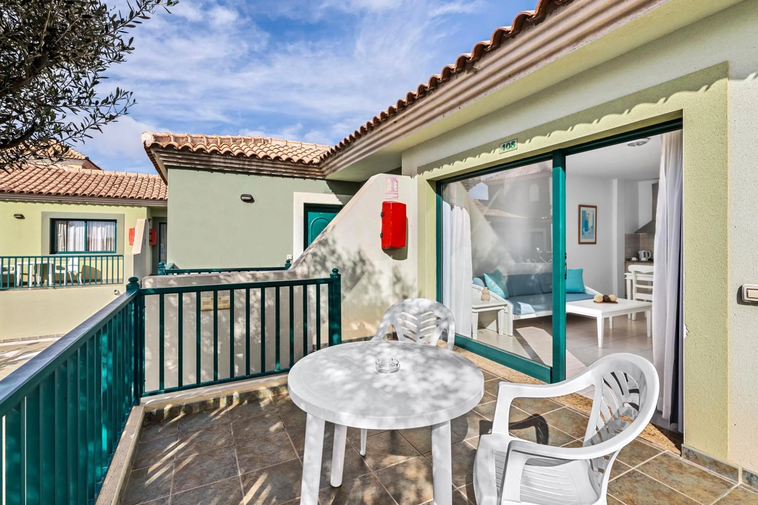 Balcony/Terrace in BLUESEA Aloe Corralejo