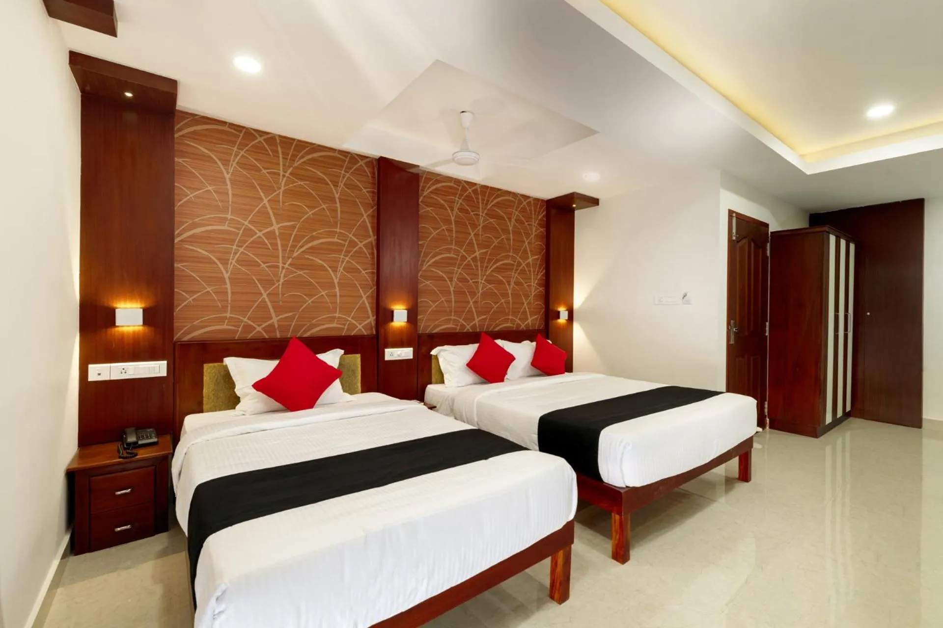 Bed in Burooj Hotel