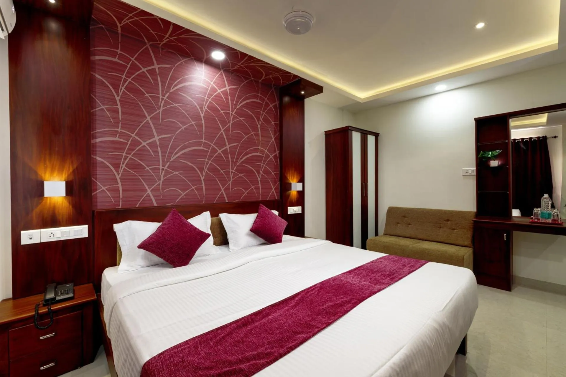 Bed in Burooj Hotel