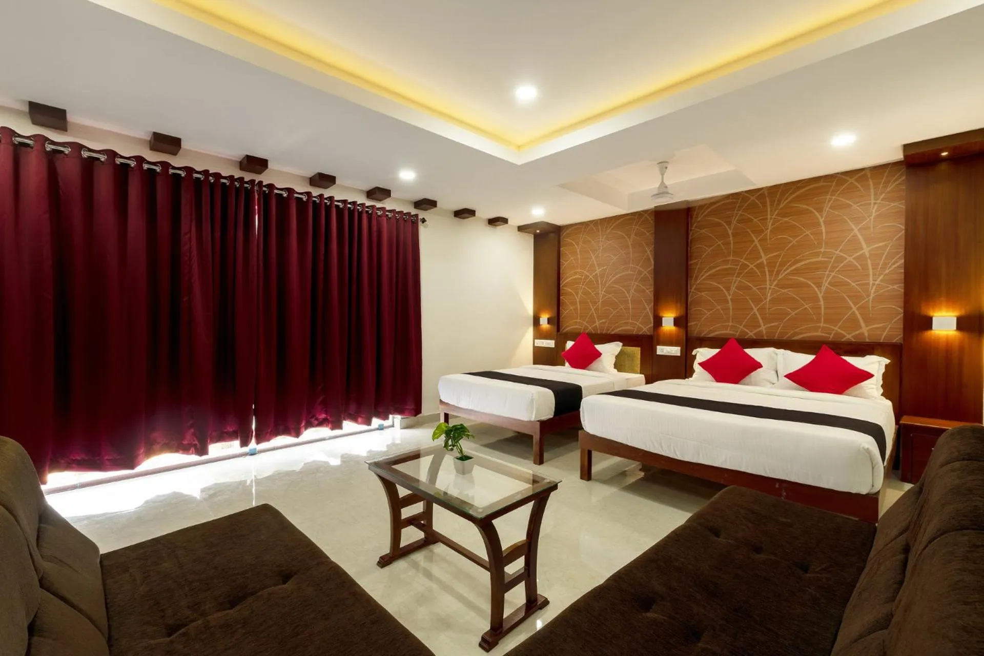 Photo of the whole room, Bed in Burooj Hotel