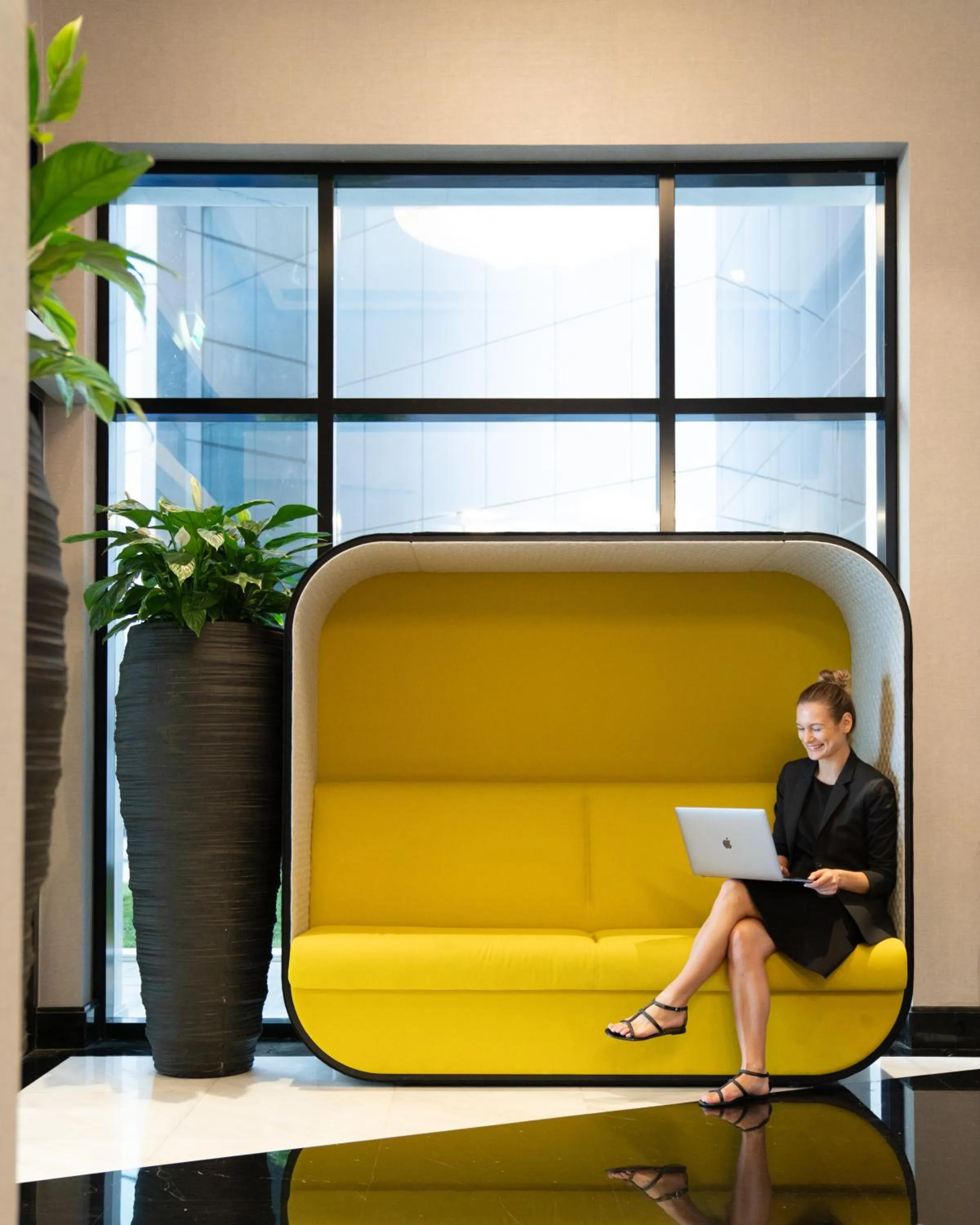 Lobby or reception in Novotel Sharjah Expo Centre