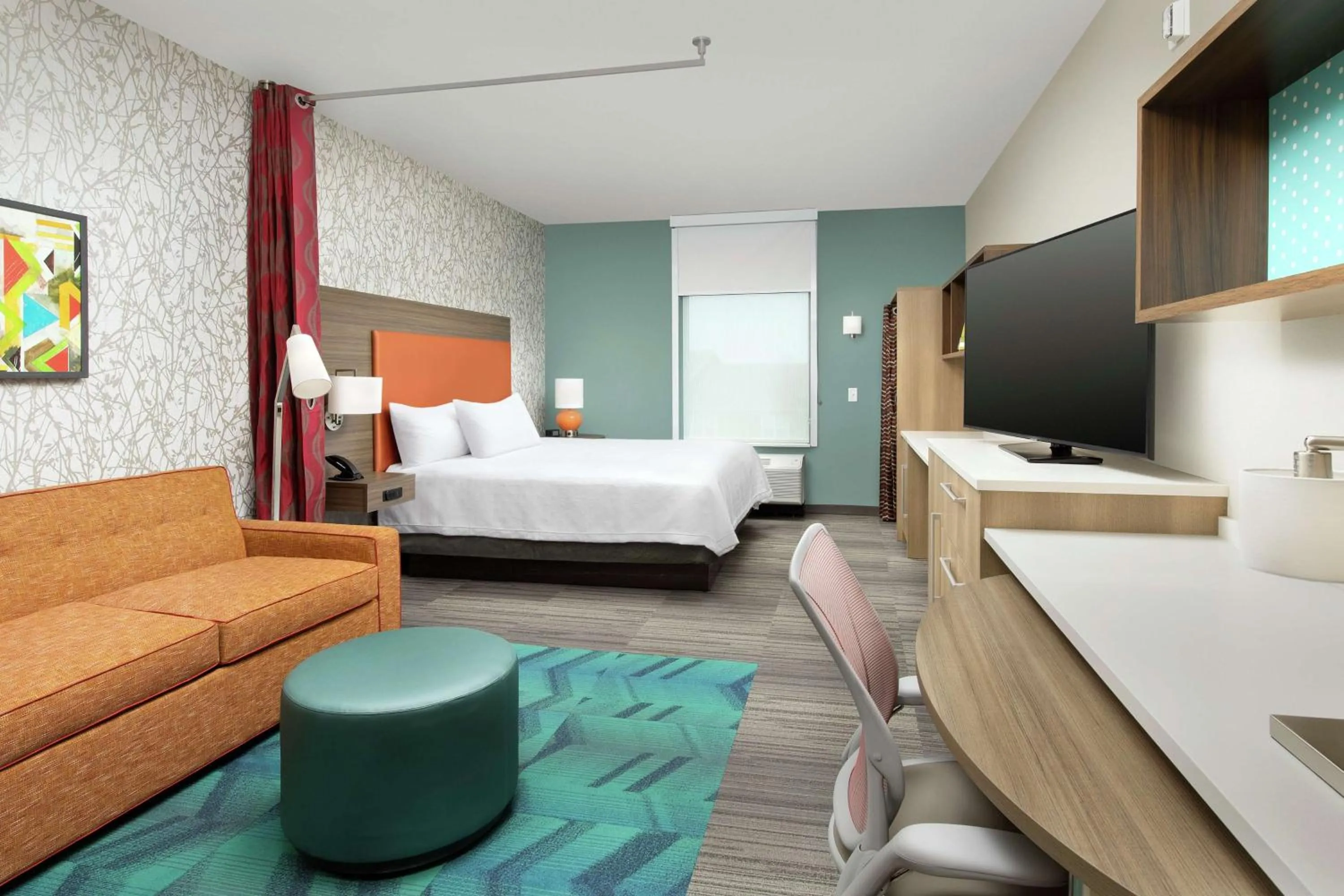 Bedroom, Bed in Home2 Suites by Hilton Lakeland South Polk Parkway