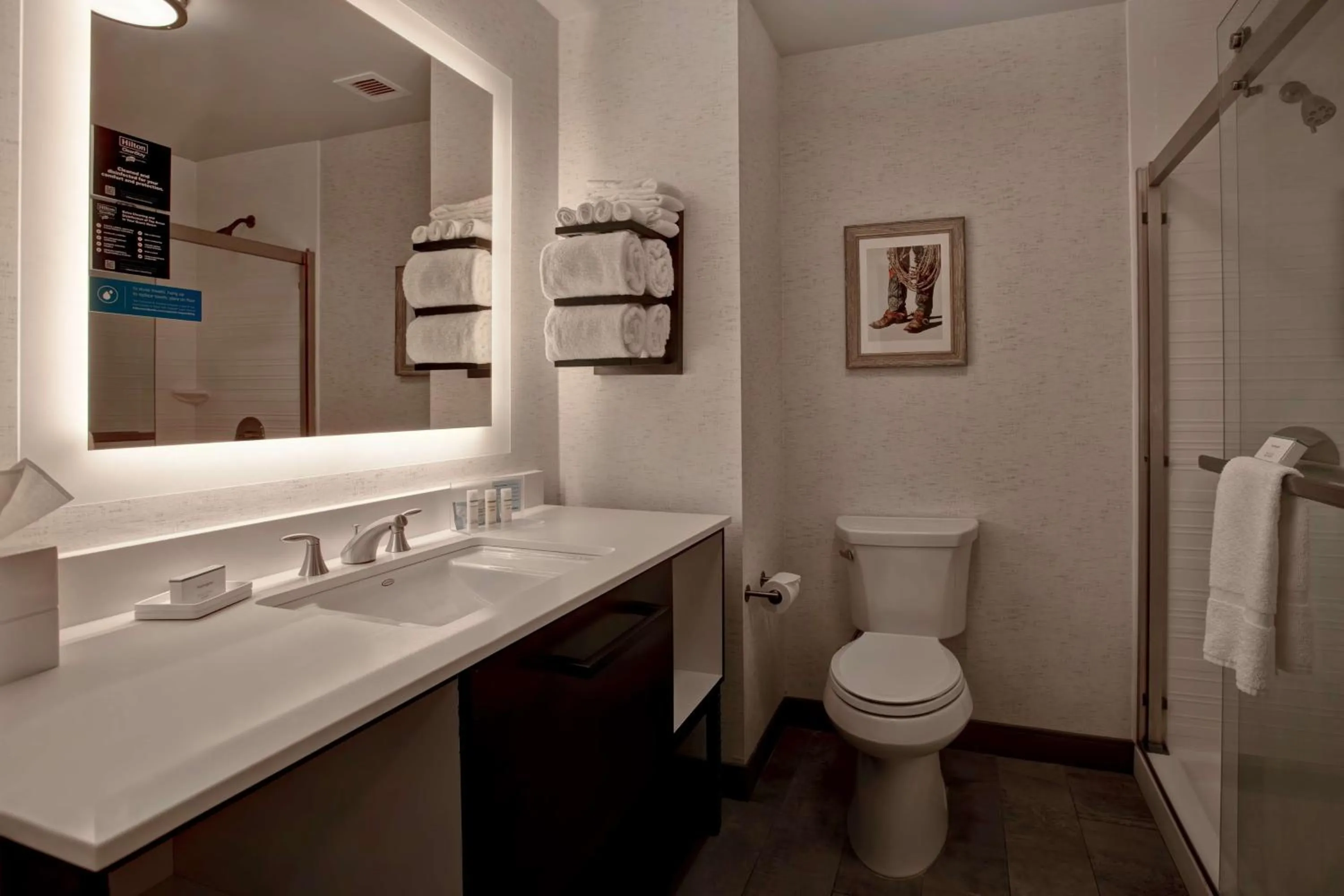 Bathroom in Hampton Inn & Suites on the San Antonio Riverwalk