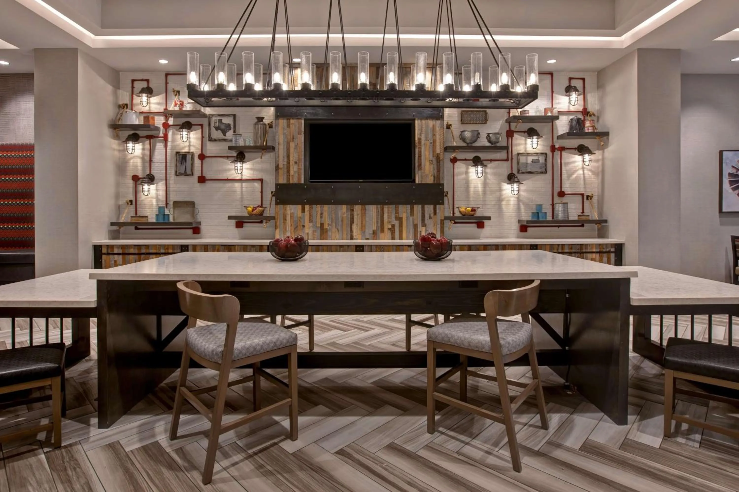 Dining area in Hampton Inn & Suites on the San Antonio Riverwalk
