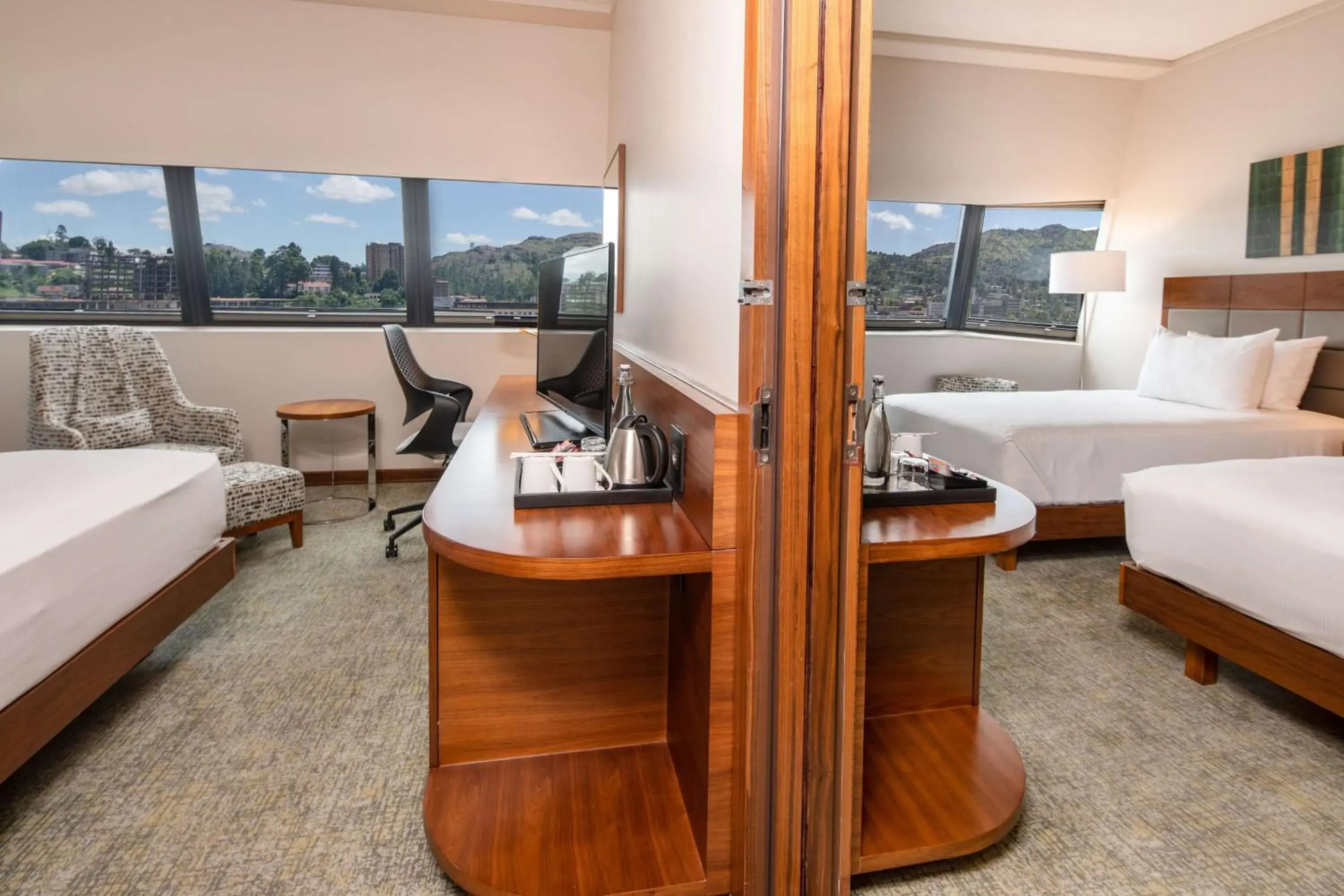 Twin Room in Hilton Garden Inn Mbabane Twin Room in Hilton Garden Inn Mbabane