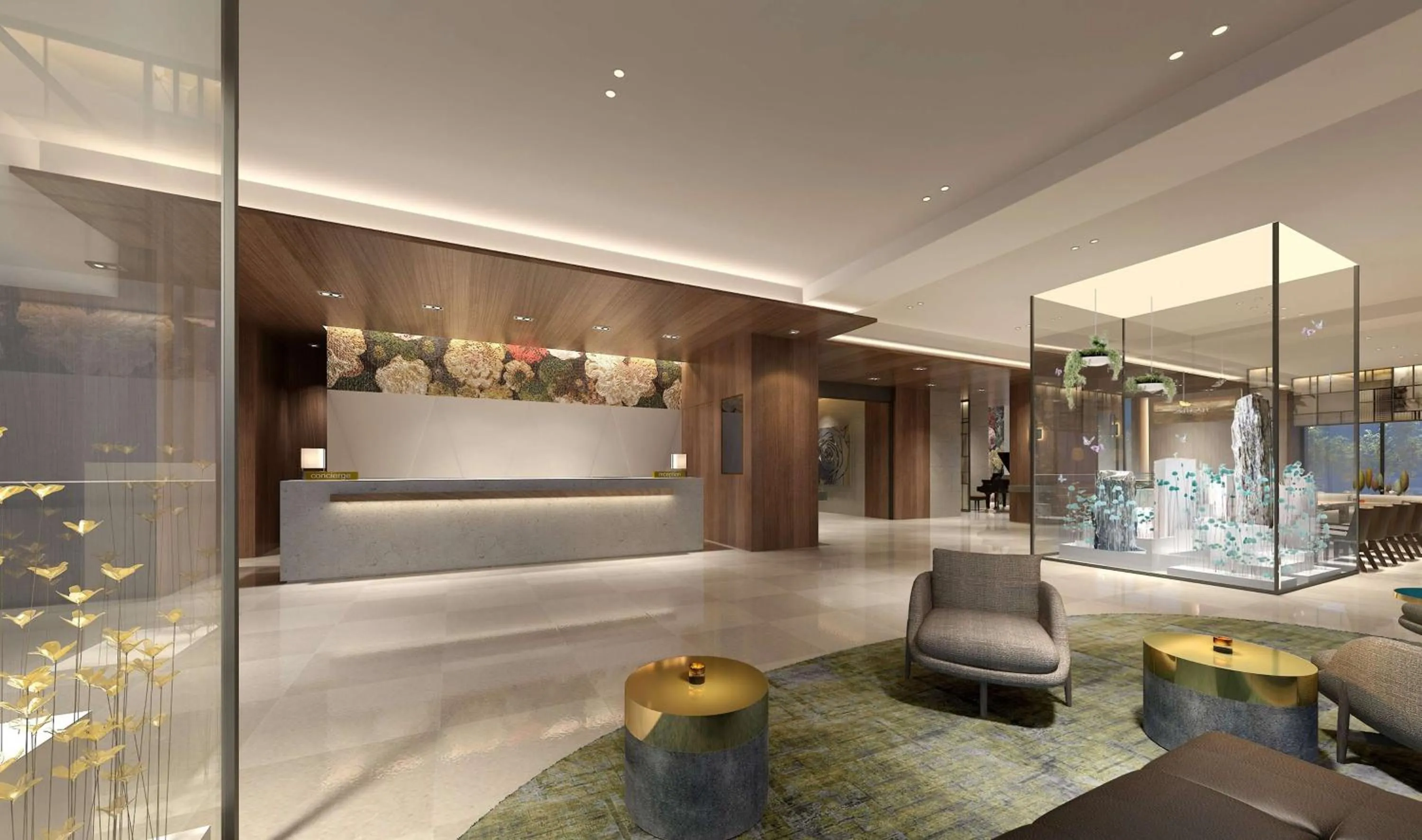 Lobby or reception in DoubleTree by Hilton Taipei Zhongshan