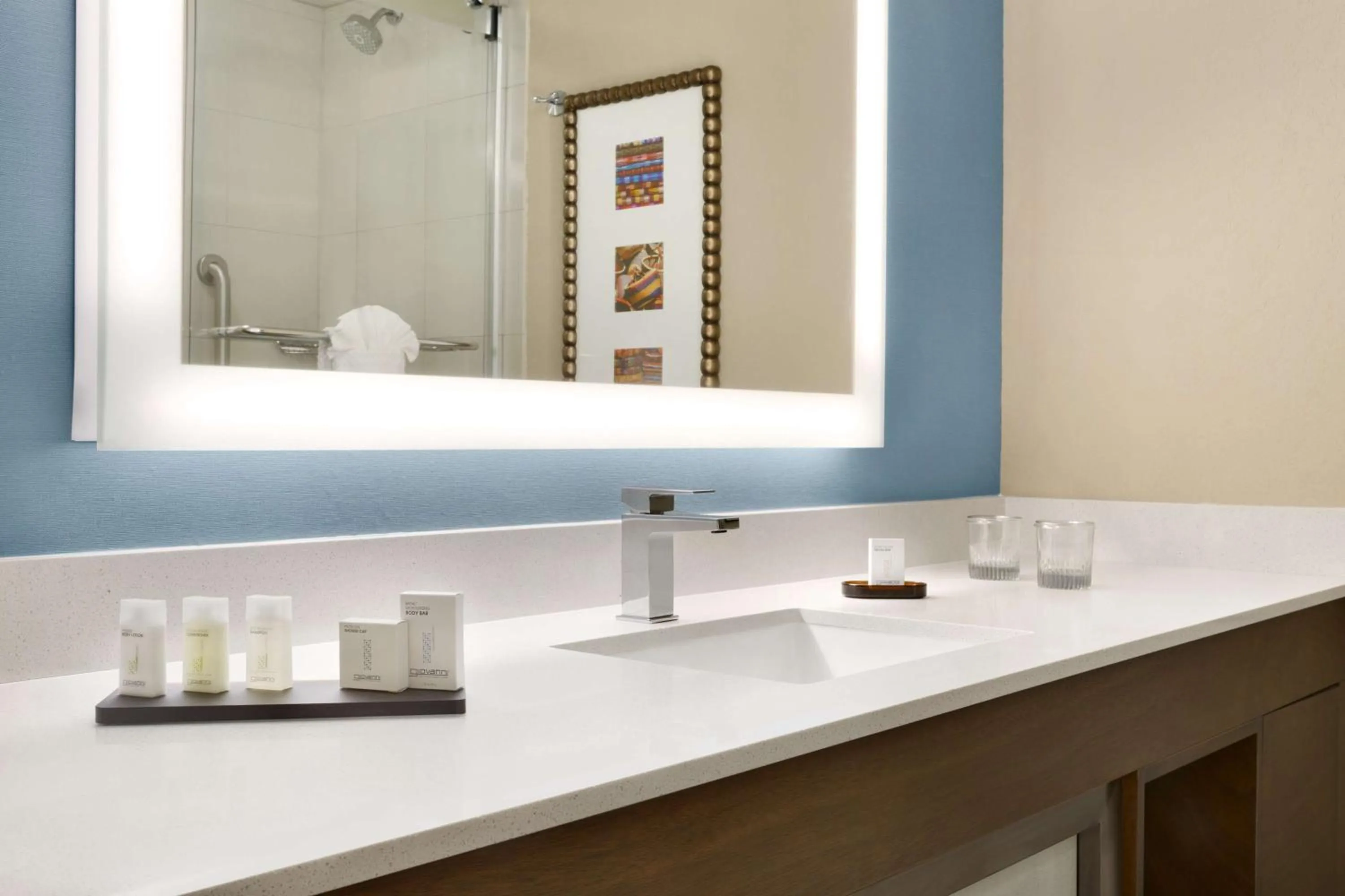 Bathroom in Embassy Suites San Antonio Airport