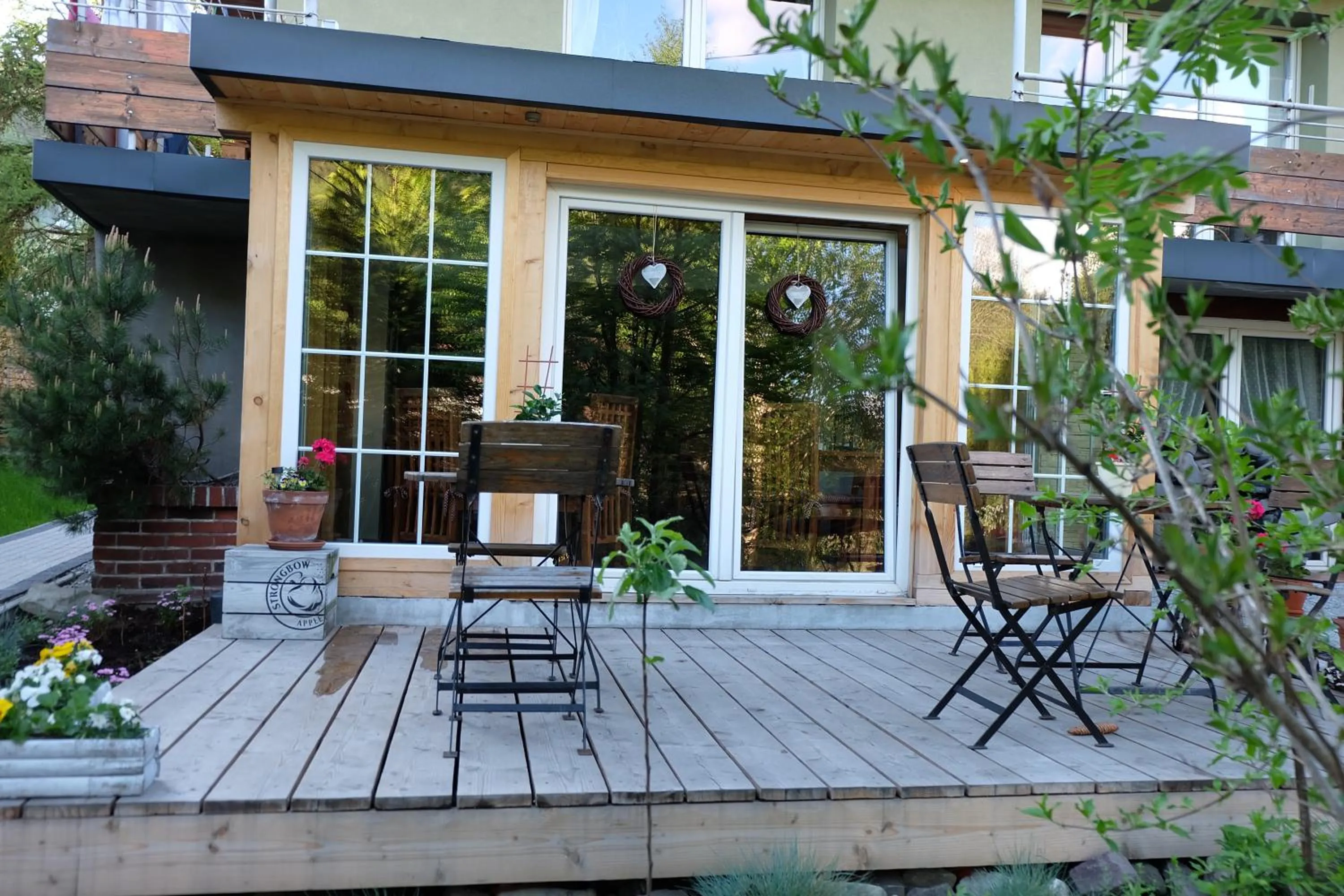 Balcony/Terrace in Willa Pod Aniołem - Pokoje Gościnne & Apartamenty z widokiem na góry